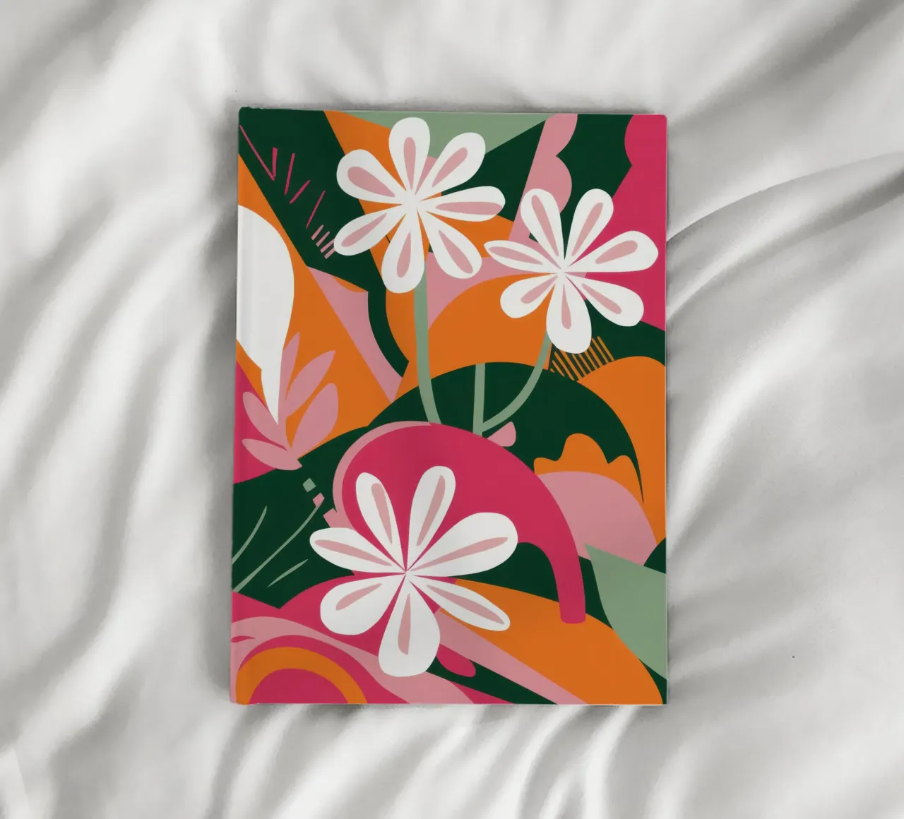 Abstract Spring Blooms notebook by Solace Light