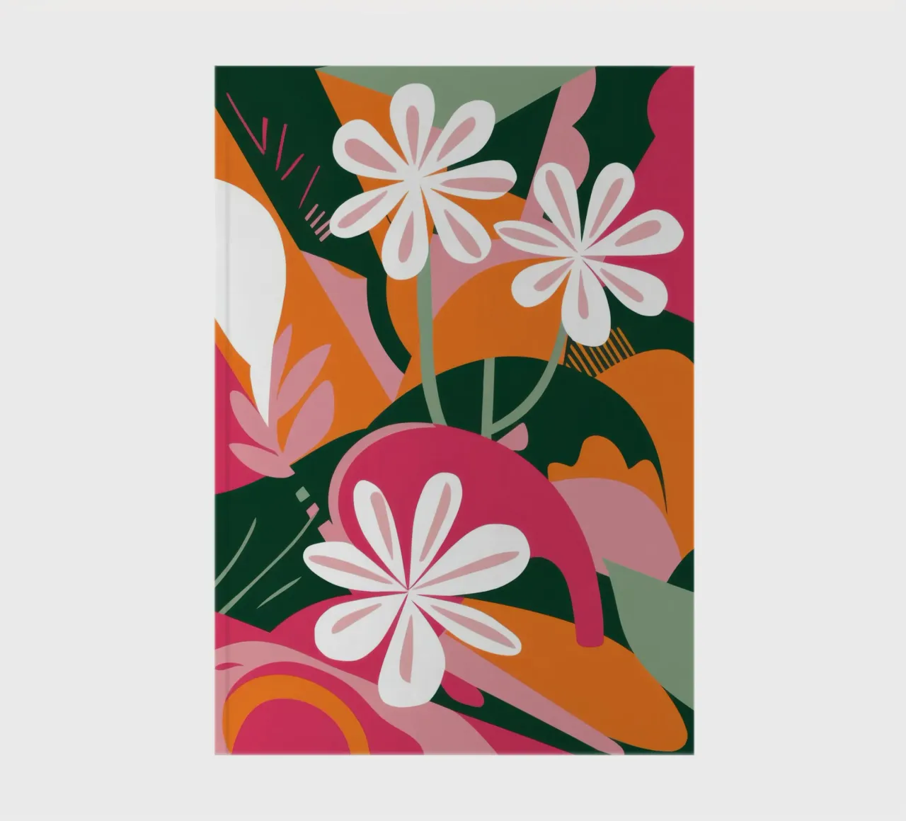 Abstract Spring Blooms notebook by Solace Light