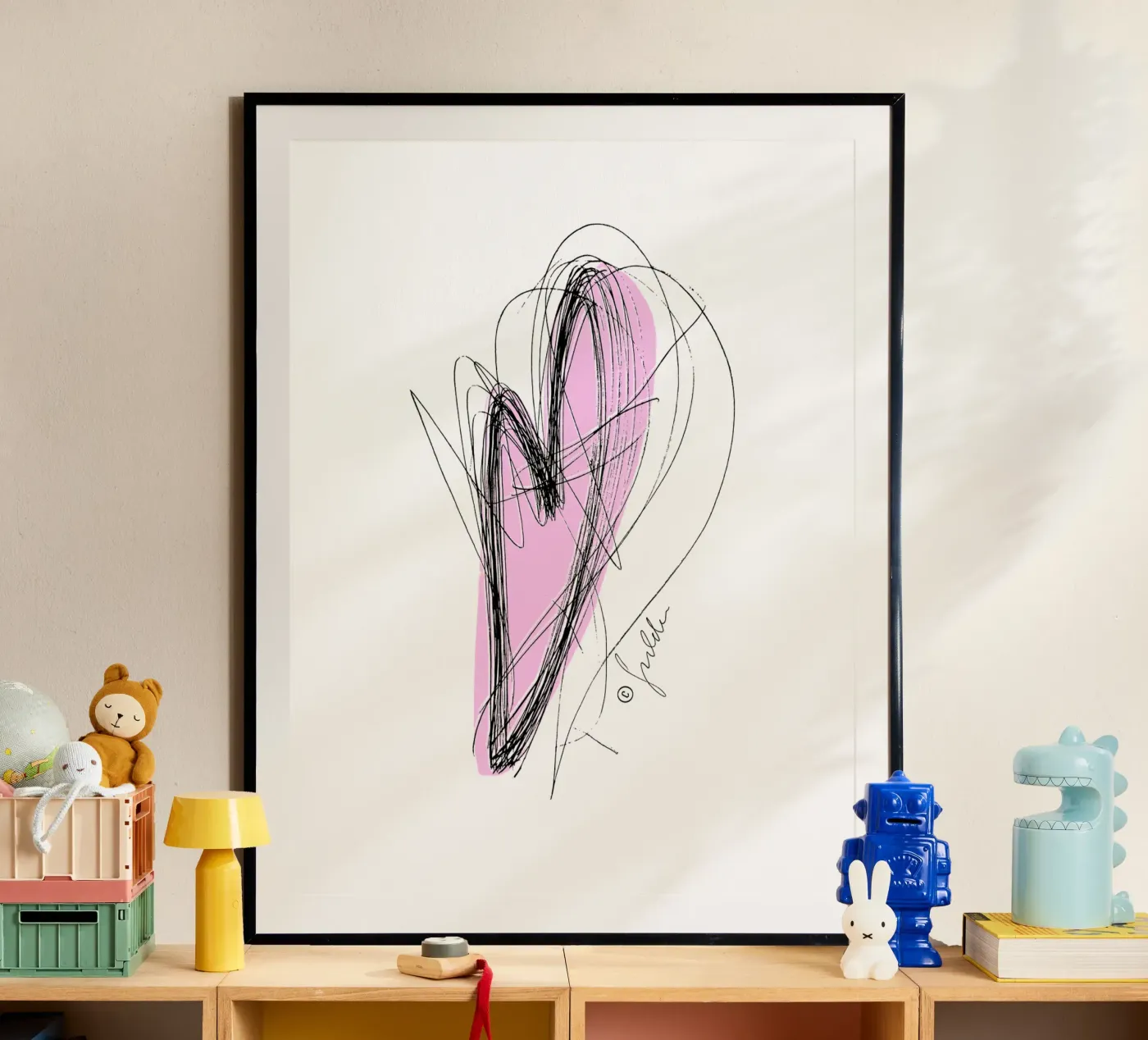 Pure moving heart poster by dieseinen