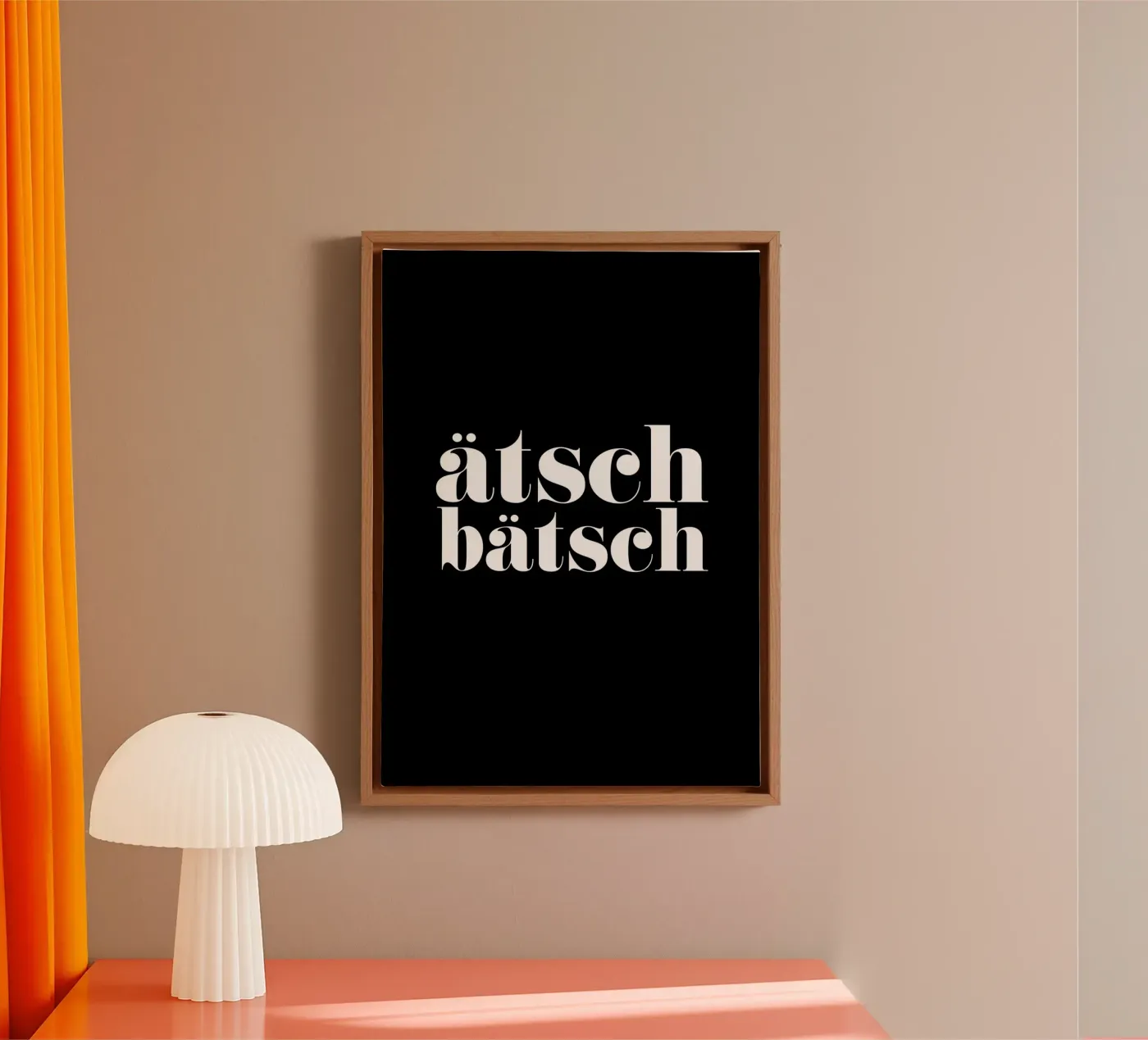 ätsch bätsch Leinwand von kathrin-krieter