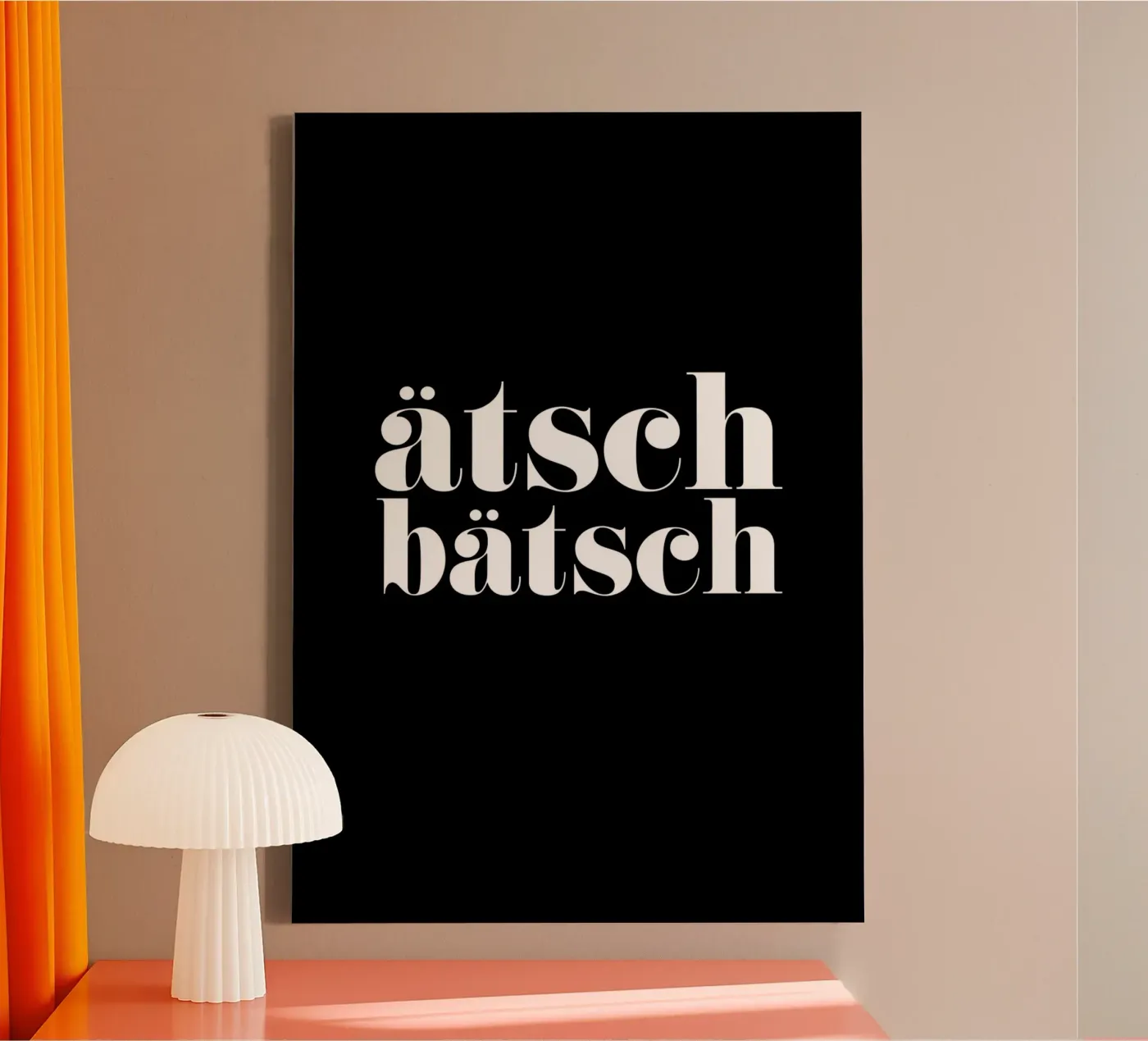 ätsch bätsch Leinwand von kathrin-krieter