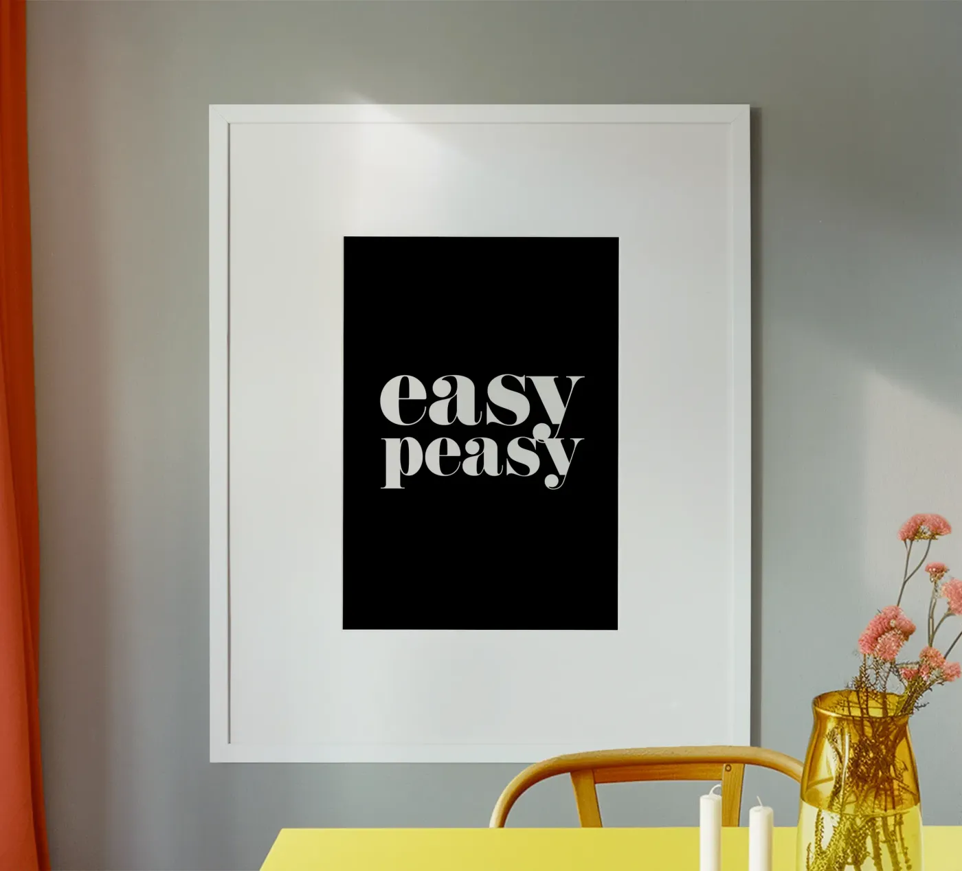 easy peasy Poster von kathrin-krieter