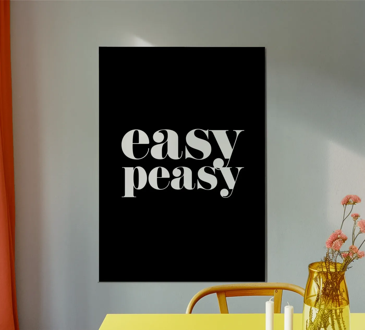 easy peasy Poster von kathrin-krieter