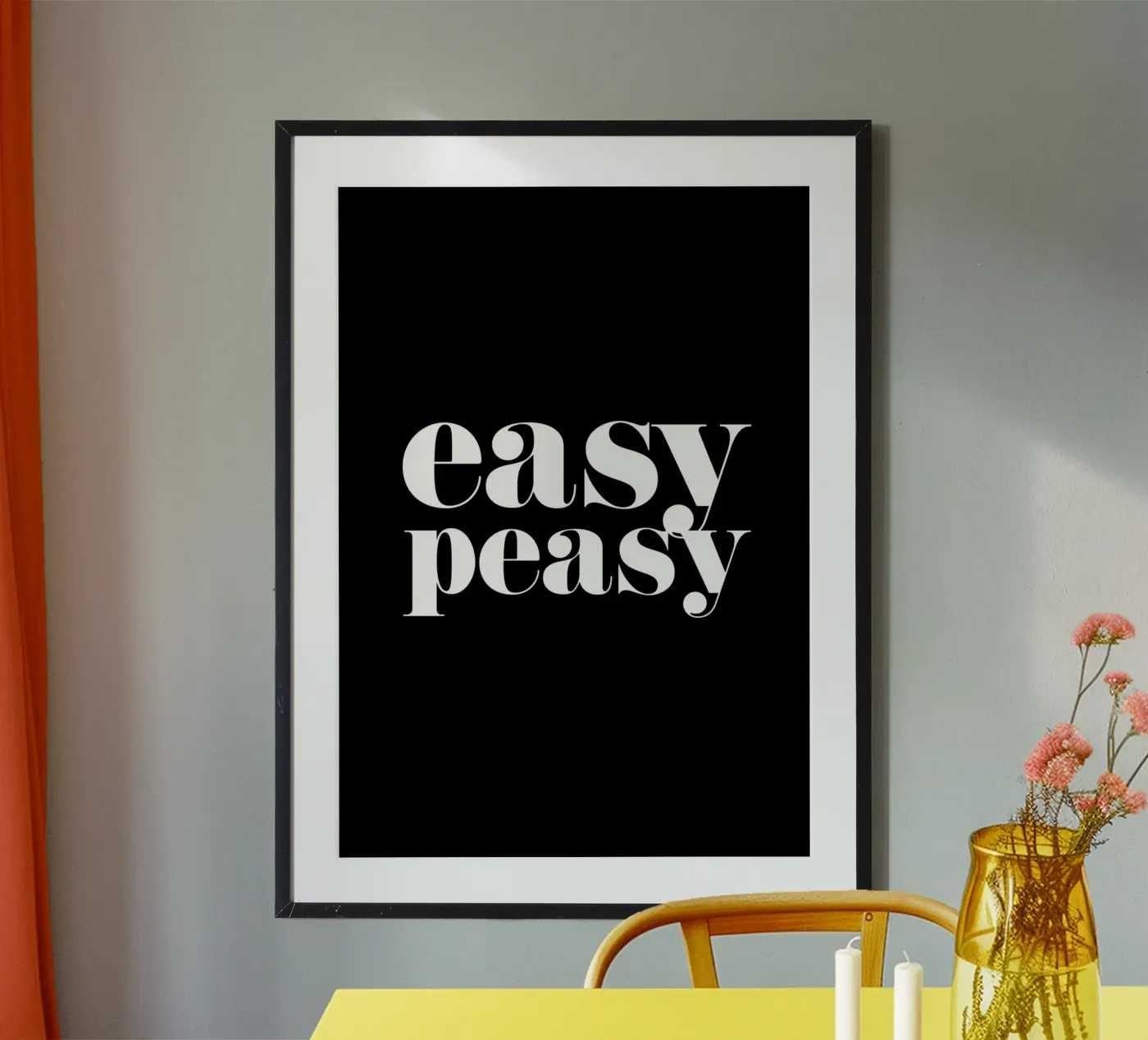 easy peasy Poster von kathrin-krieter