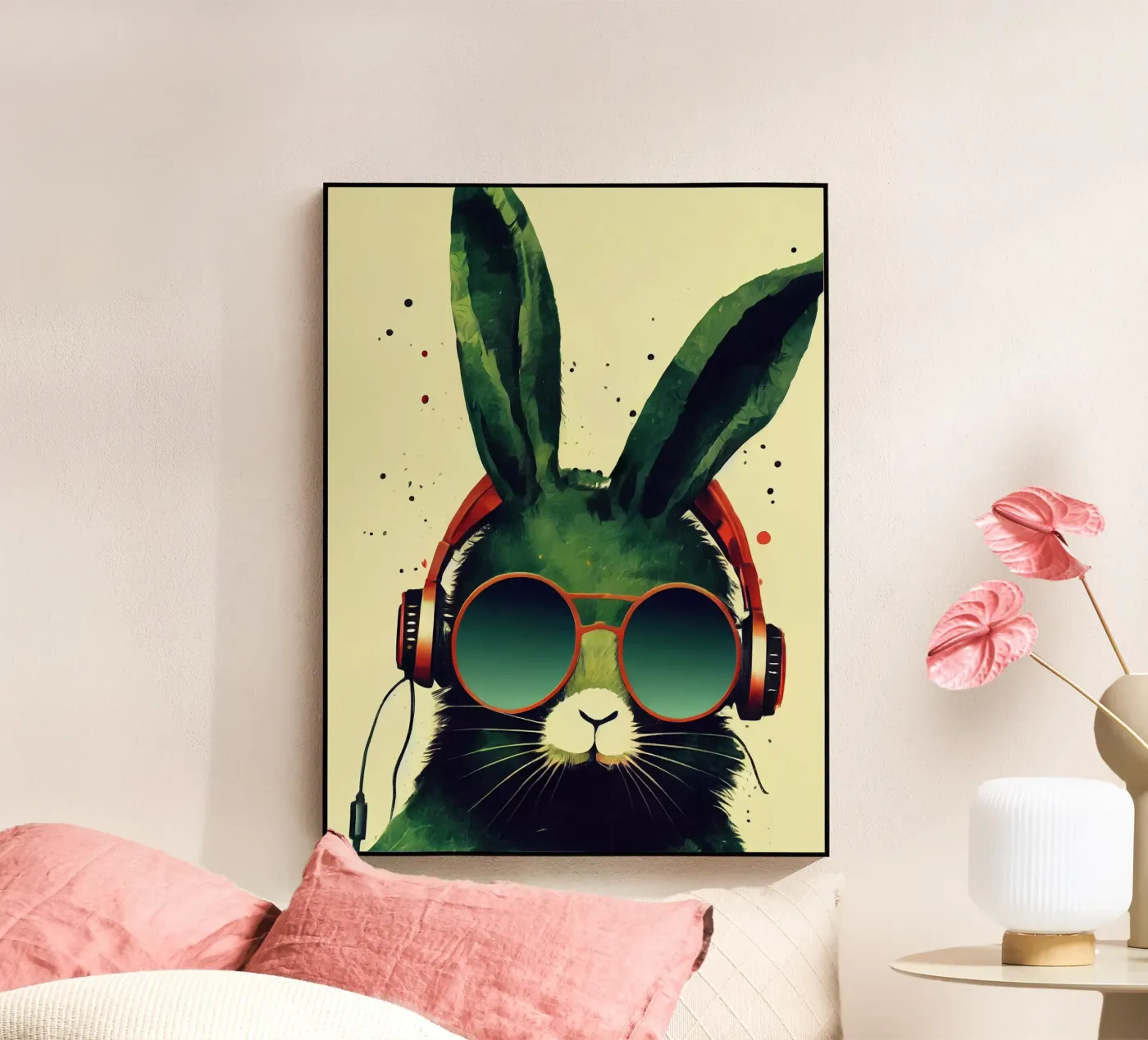 Rabbit plexiglass da Artsy Bessy