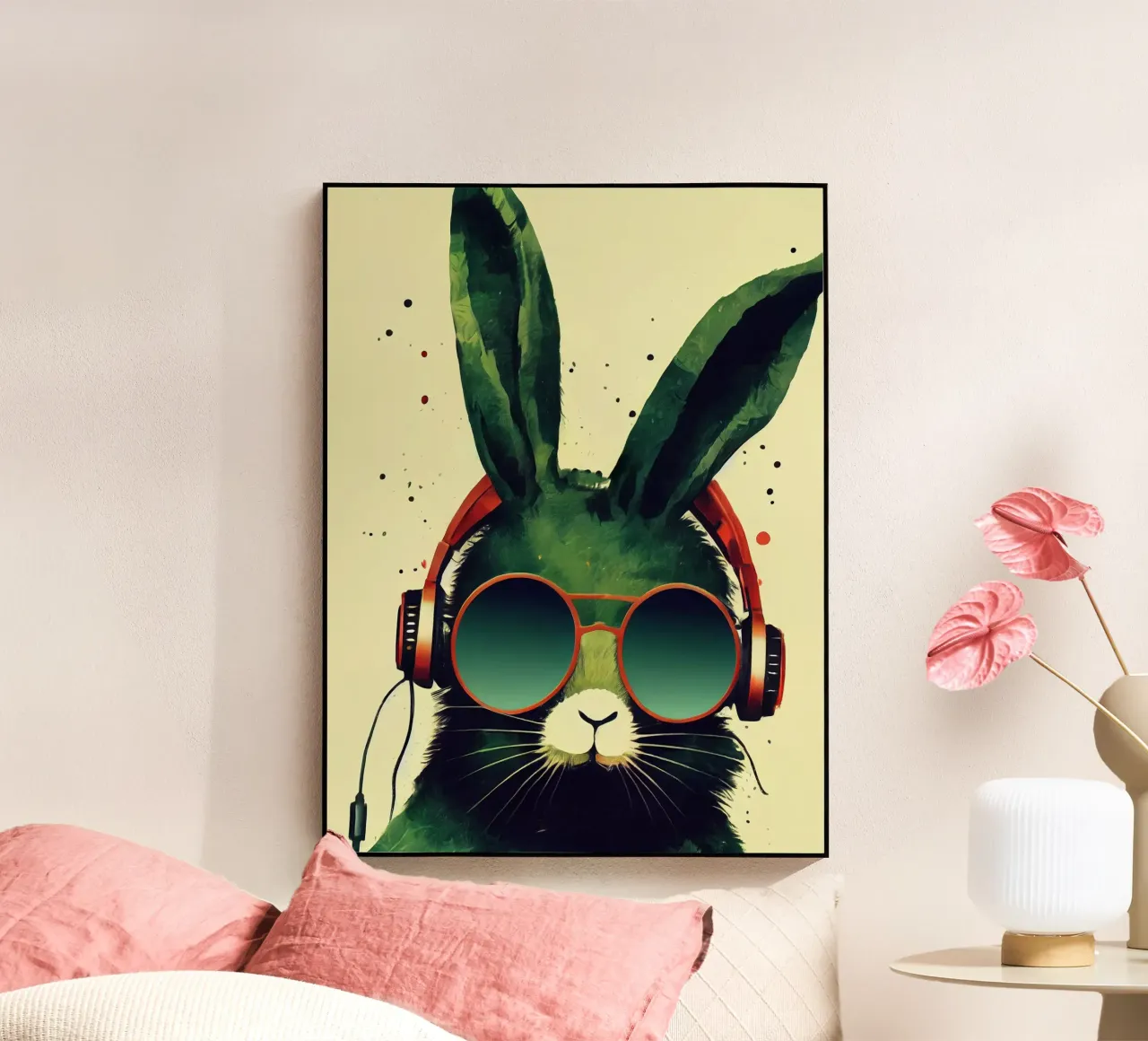 Rabbit plexiglass da Artsy Bessy