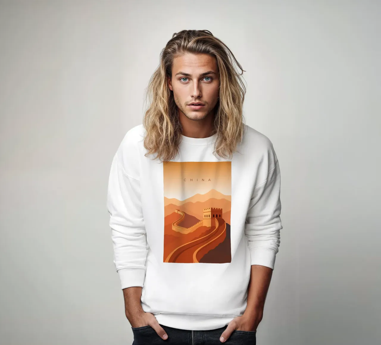 China felpa da minimalist designs