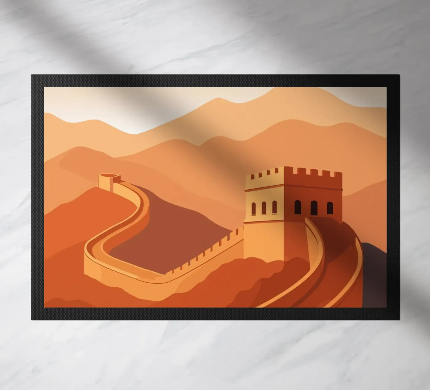 China deurmat van minimalist designs