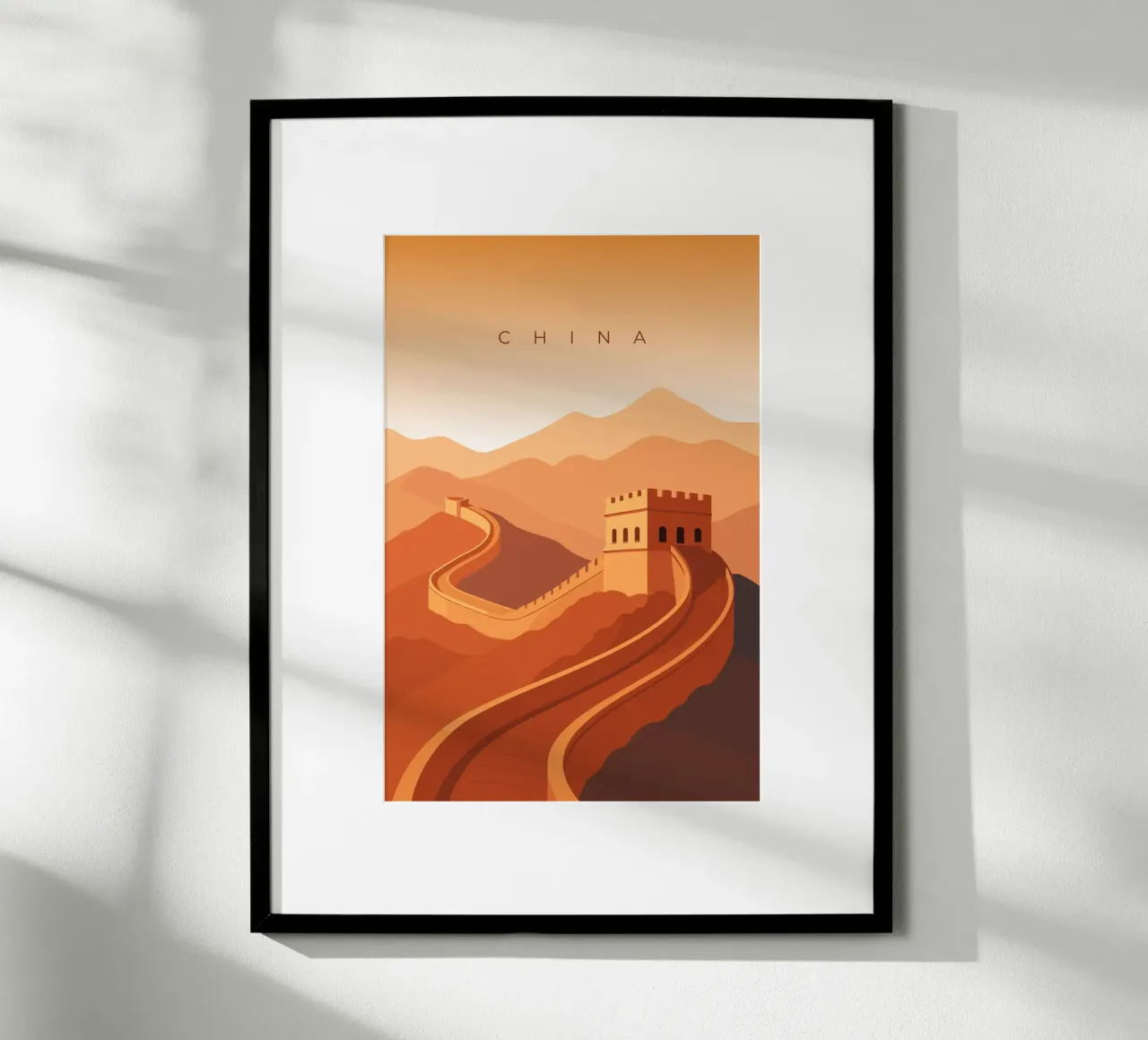 China poster da minimalist designs