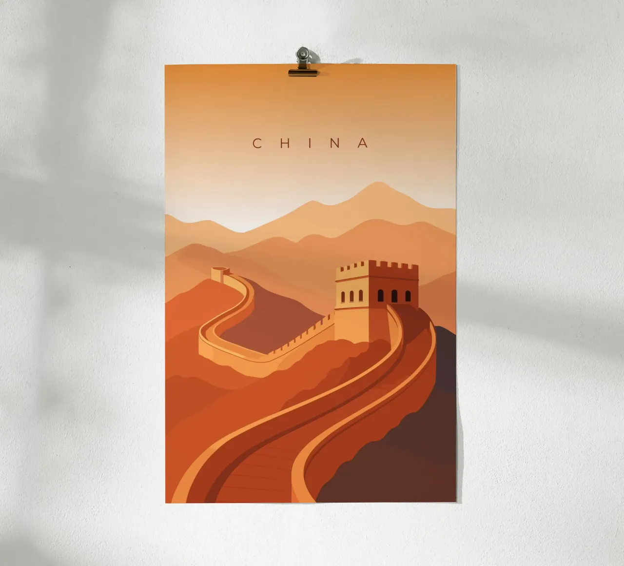 China poster da minimalist designs