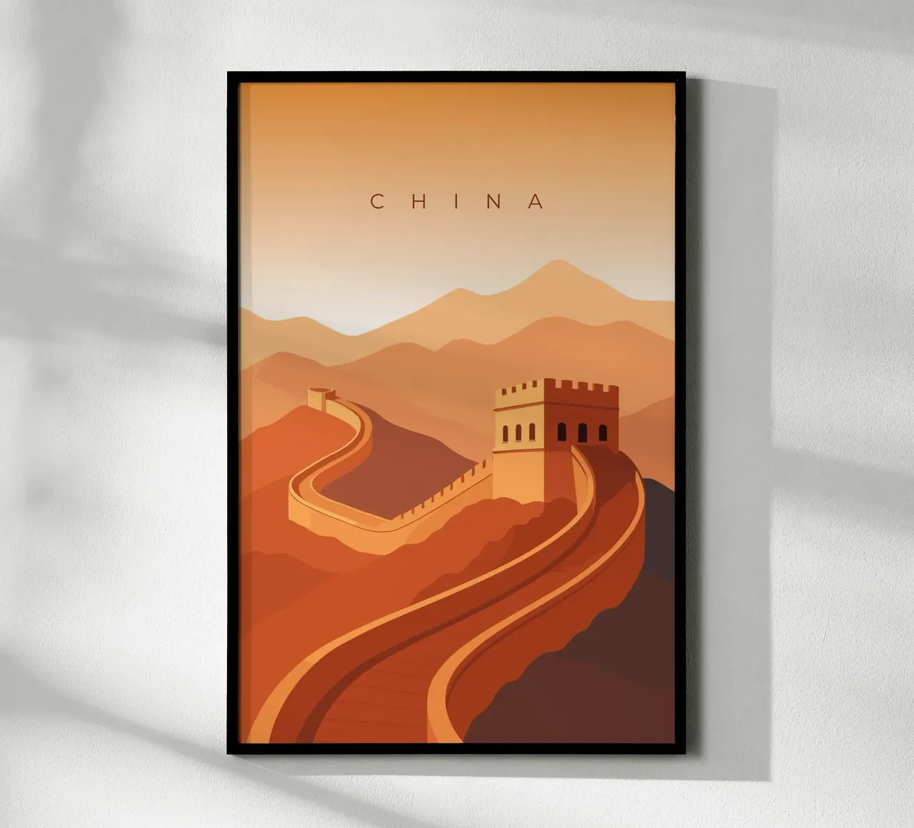 China poster da minimalist designs