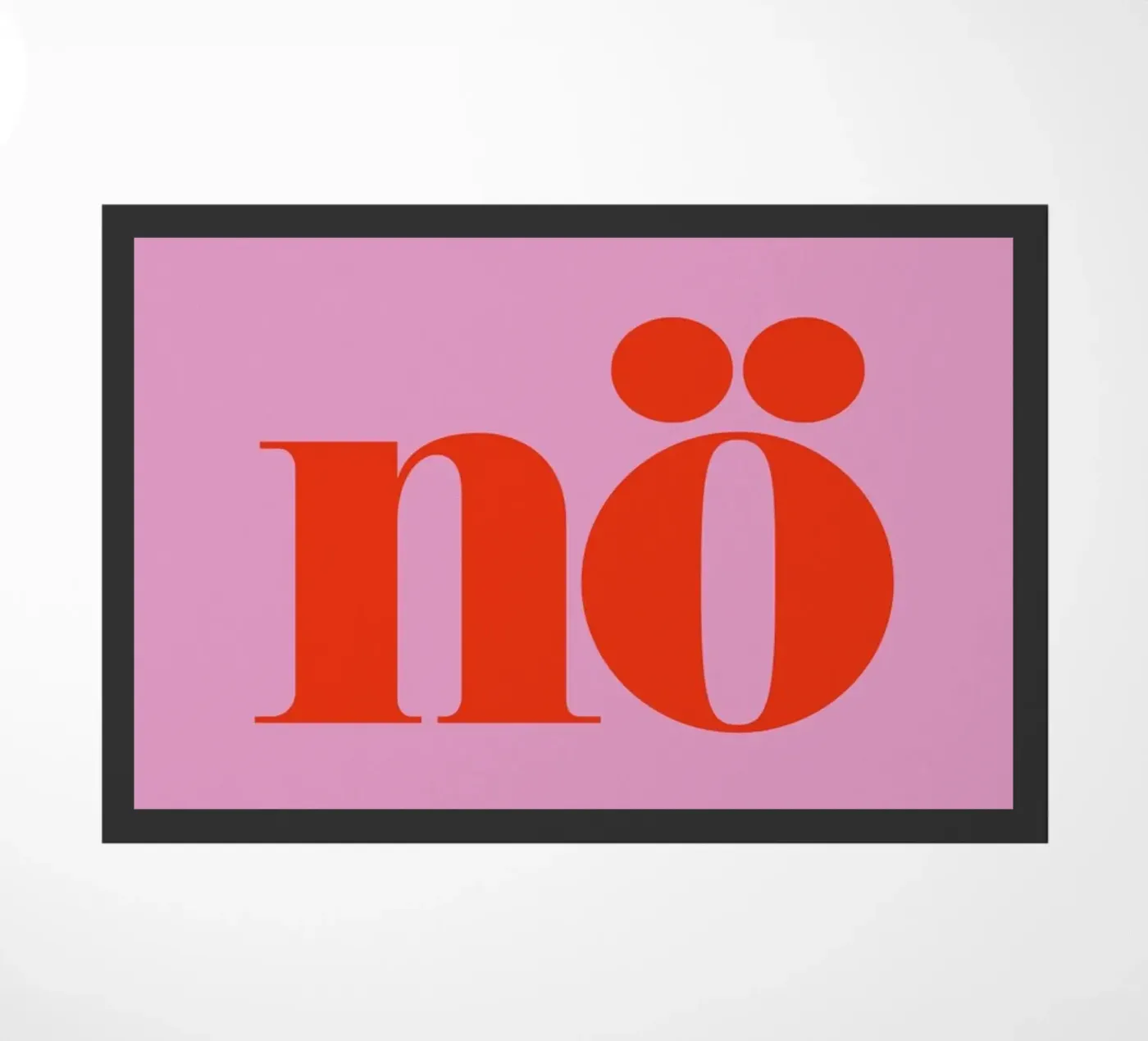 nö doormat by kathrin-krieter