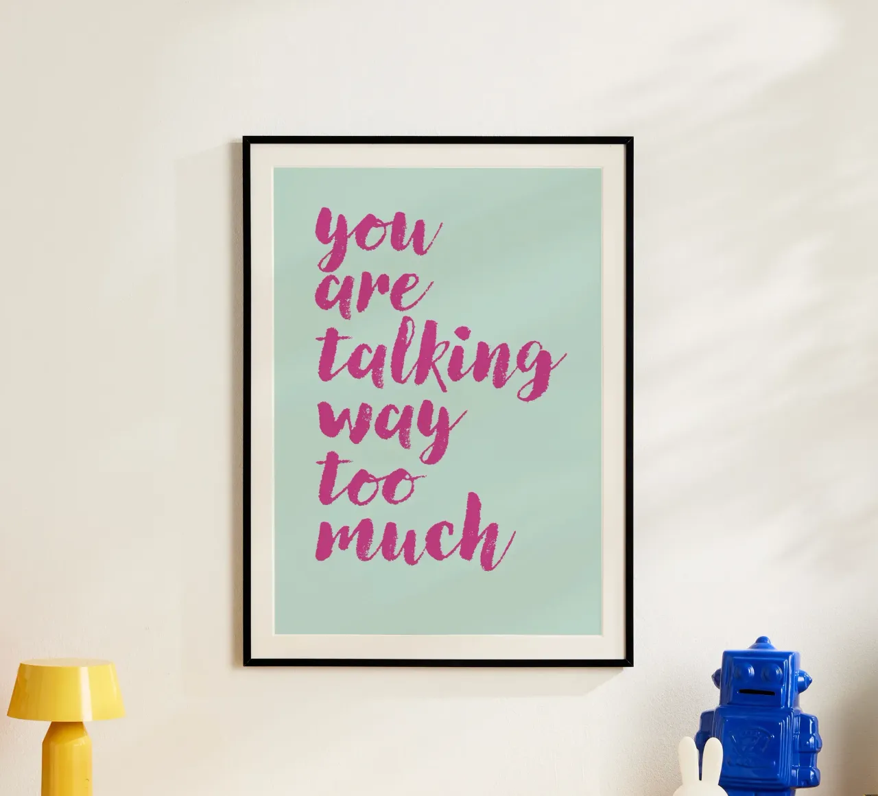 talking too much poster da kathrin-krieter