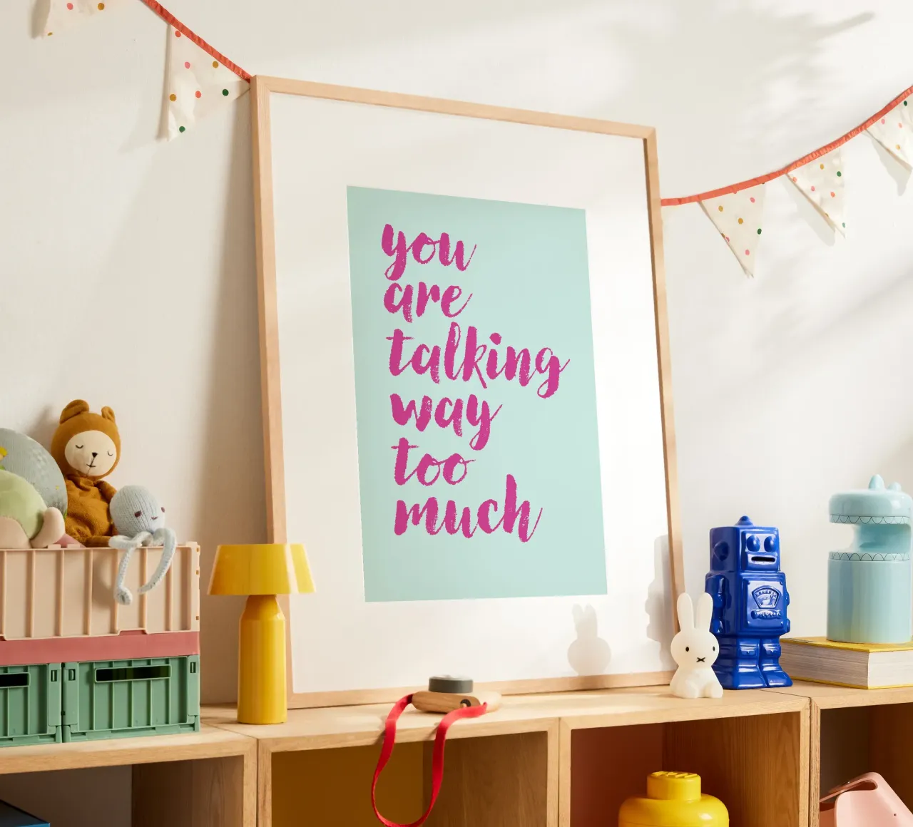 talking too much poster da kathrin-krieter