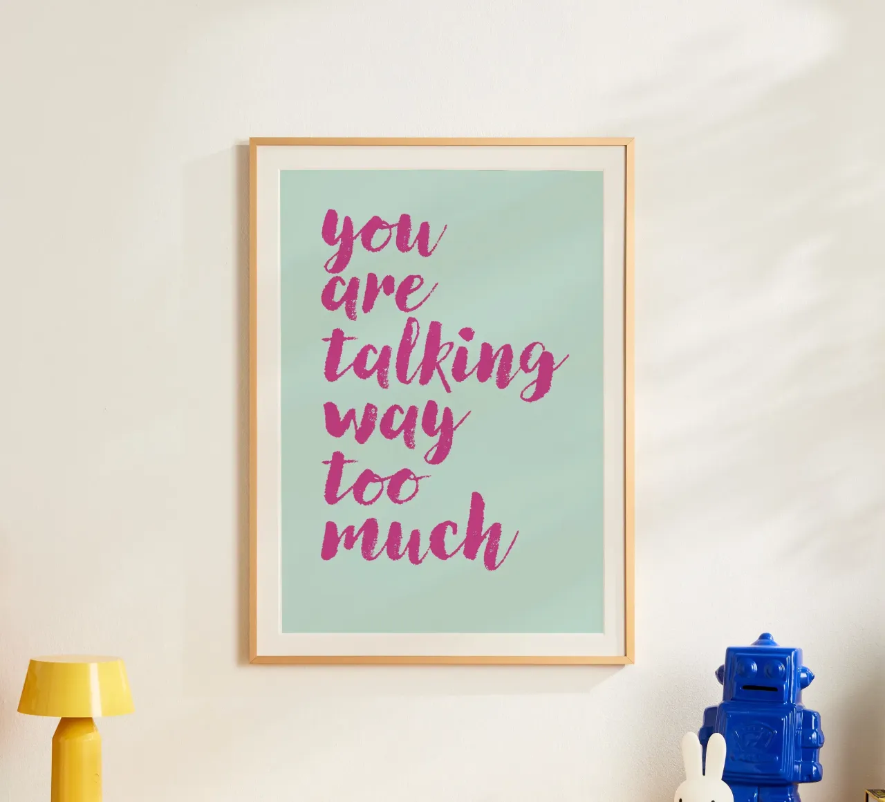talking too much poster da kathrin-krieter