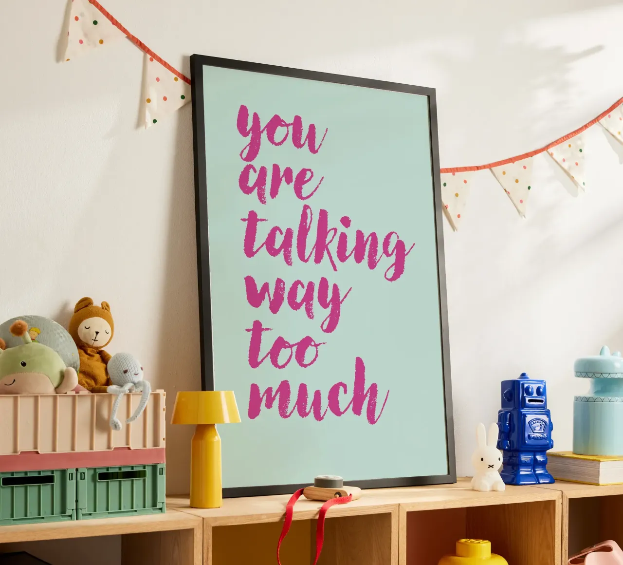 talking too much poster da kathrin-krieter