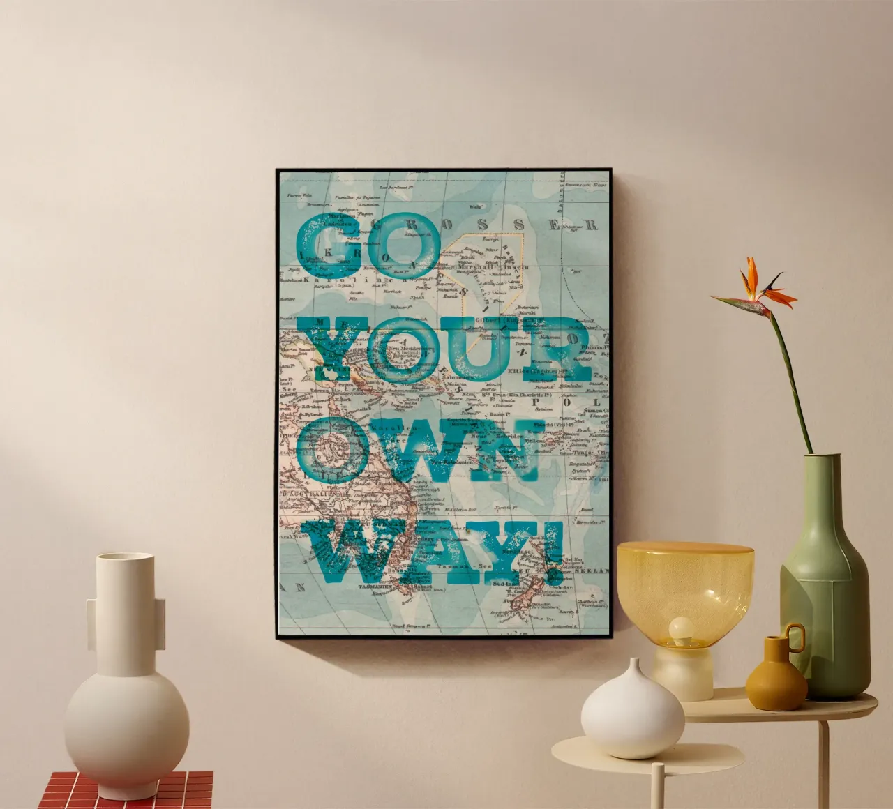 go your own way plexiglass da kathrin-krieter