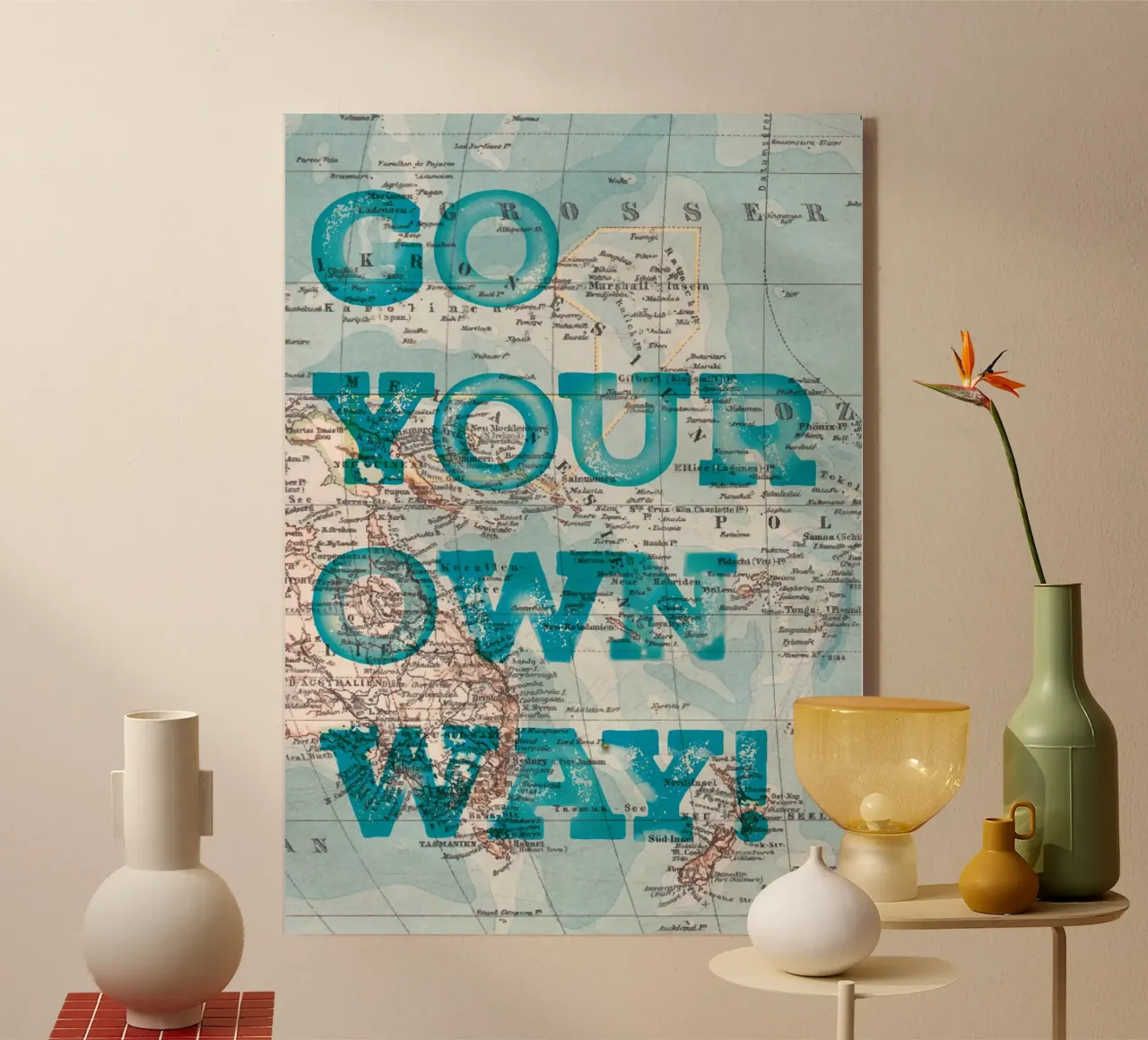 go your own way plexiglass da kathrin-krieter