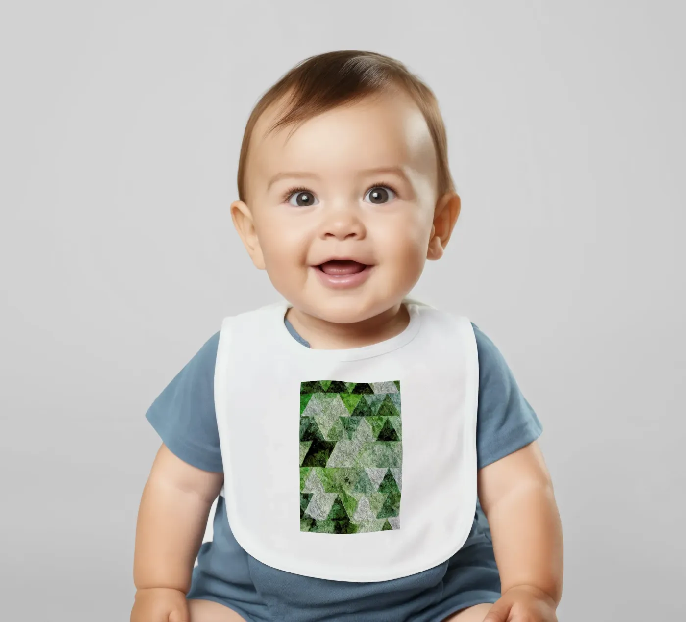 Triangles baby slabbetje van In Full Color