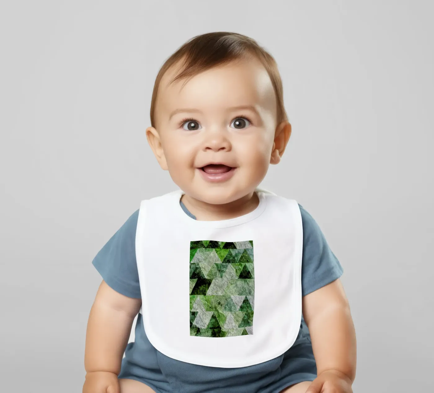 Triangles baby slabbetje van In Full Color