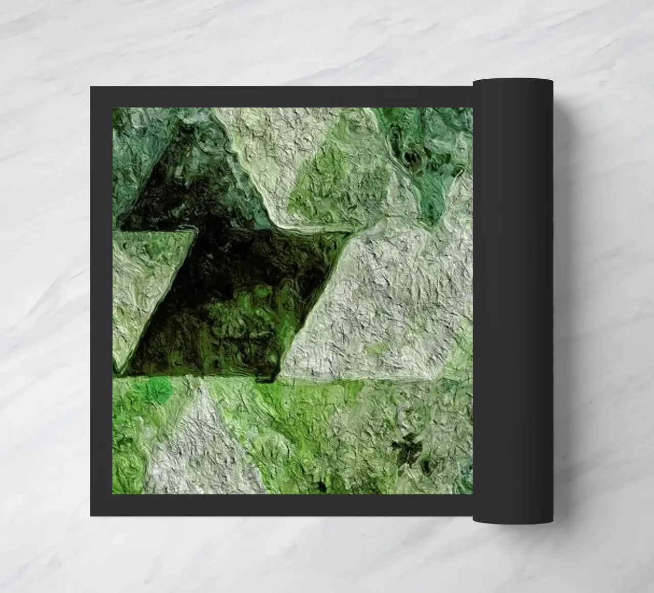 Triangles Fußmatte von In Full Color