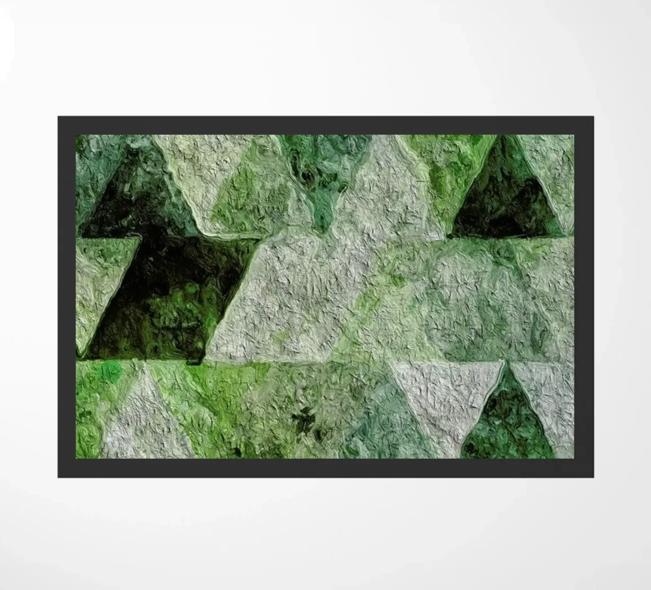 Triangles Fußmatte von In Full Color