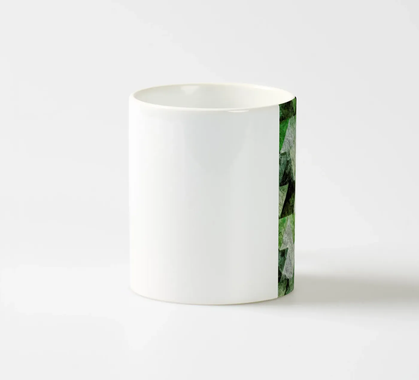 Triangles ceramic mug by In Full Color