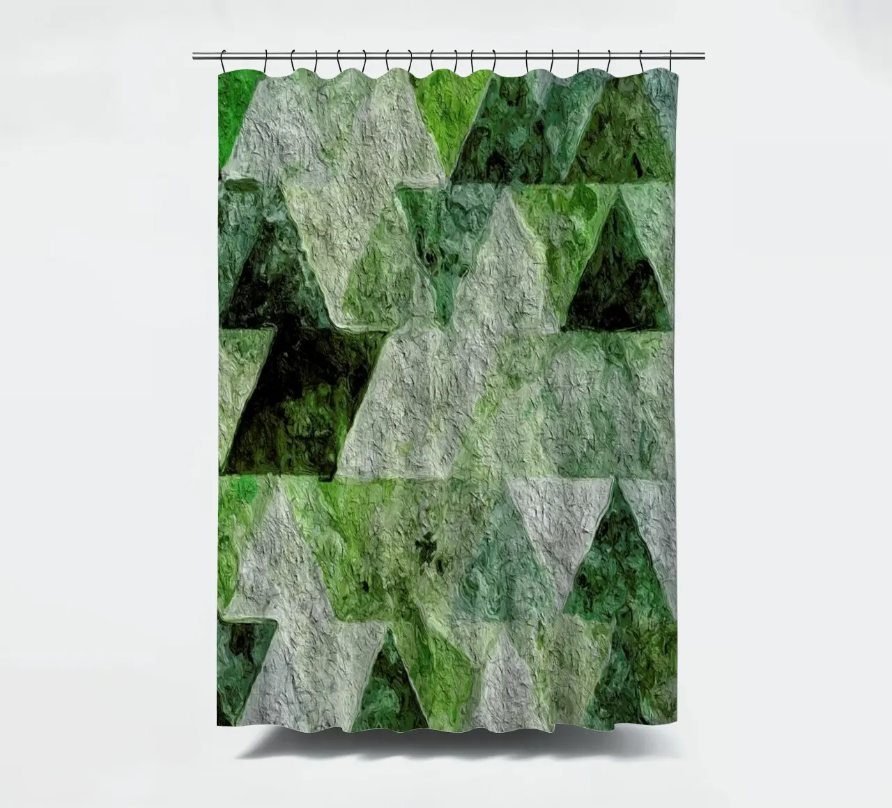 Triangles Duschvorhang von In Full Color