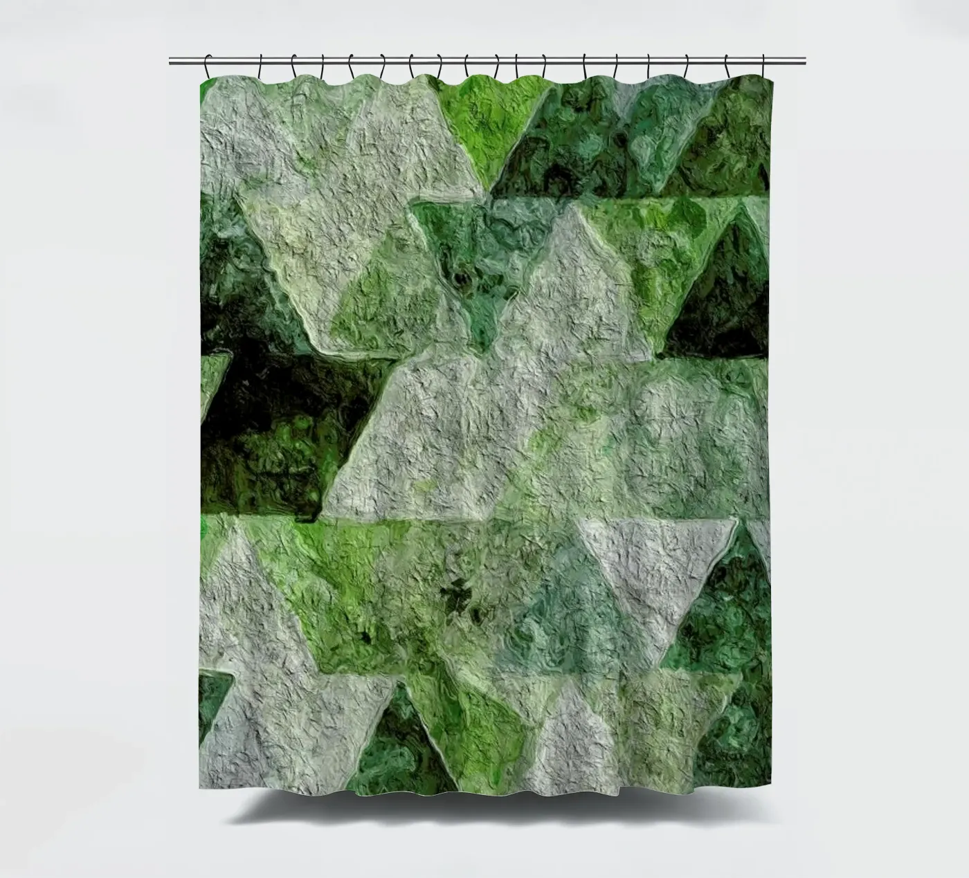 Triangles Duschvorhang von In Full Color