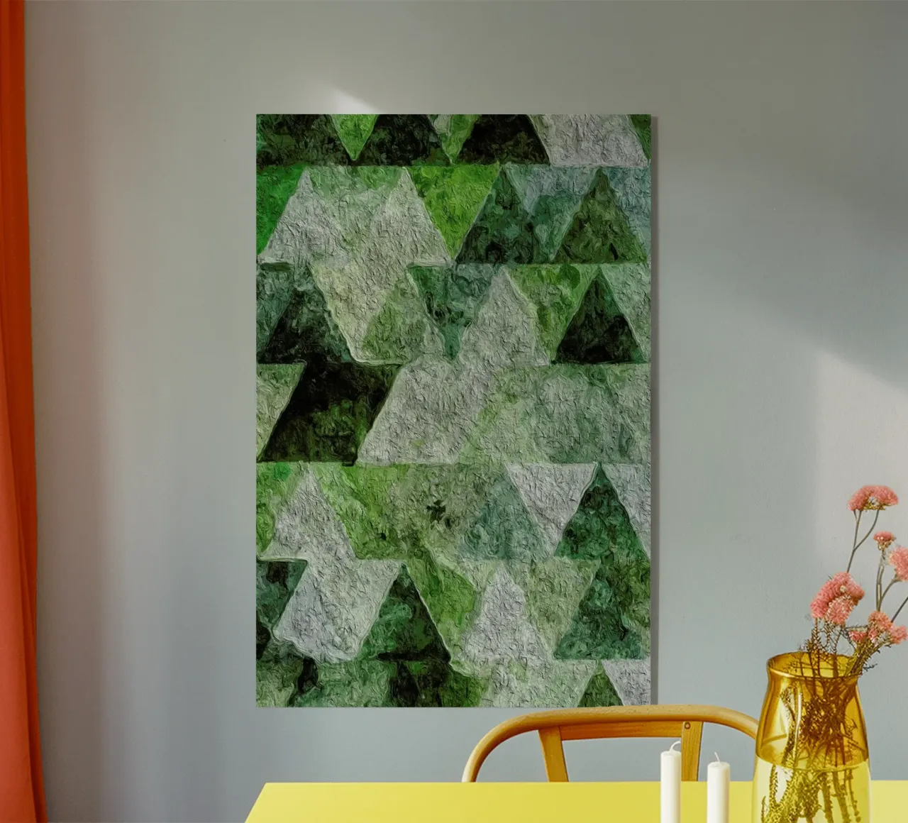 Triangles Acryl-Glas von In Full Color