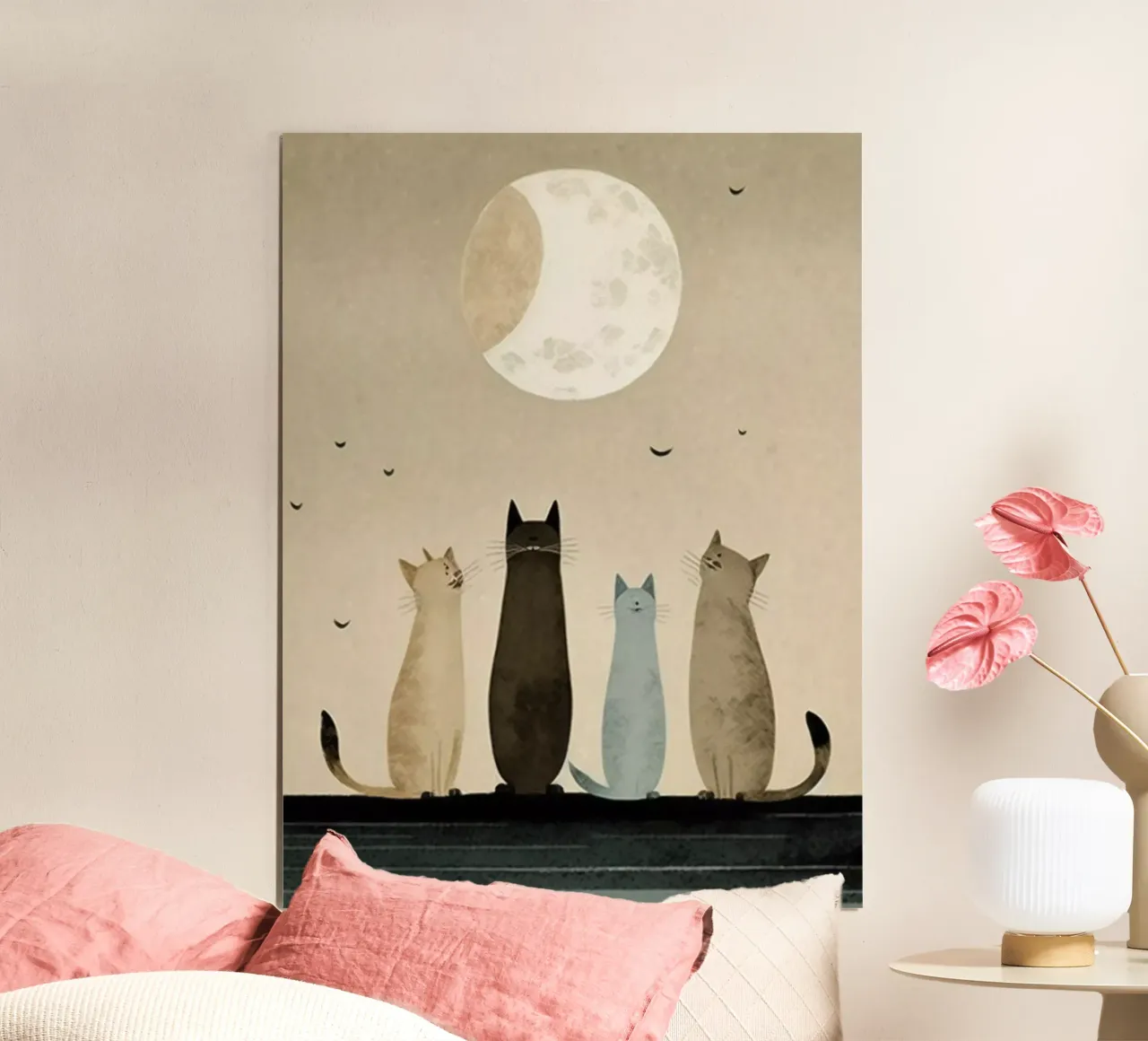Four Cats poster da Artsy Bessy