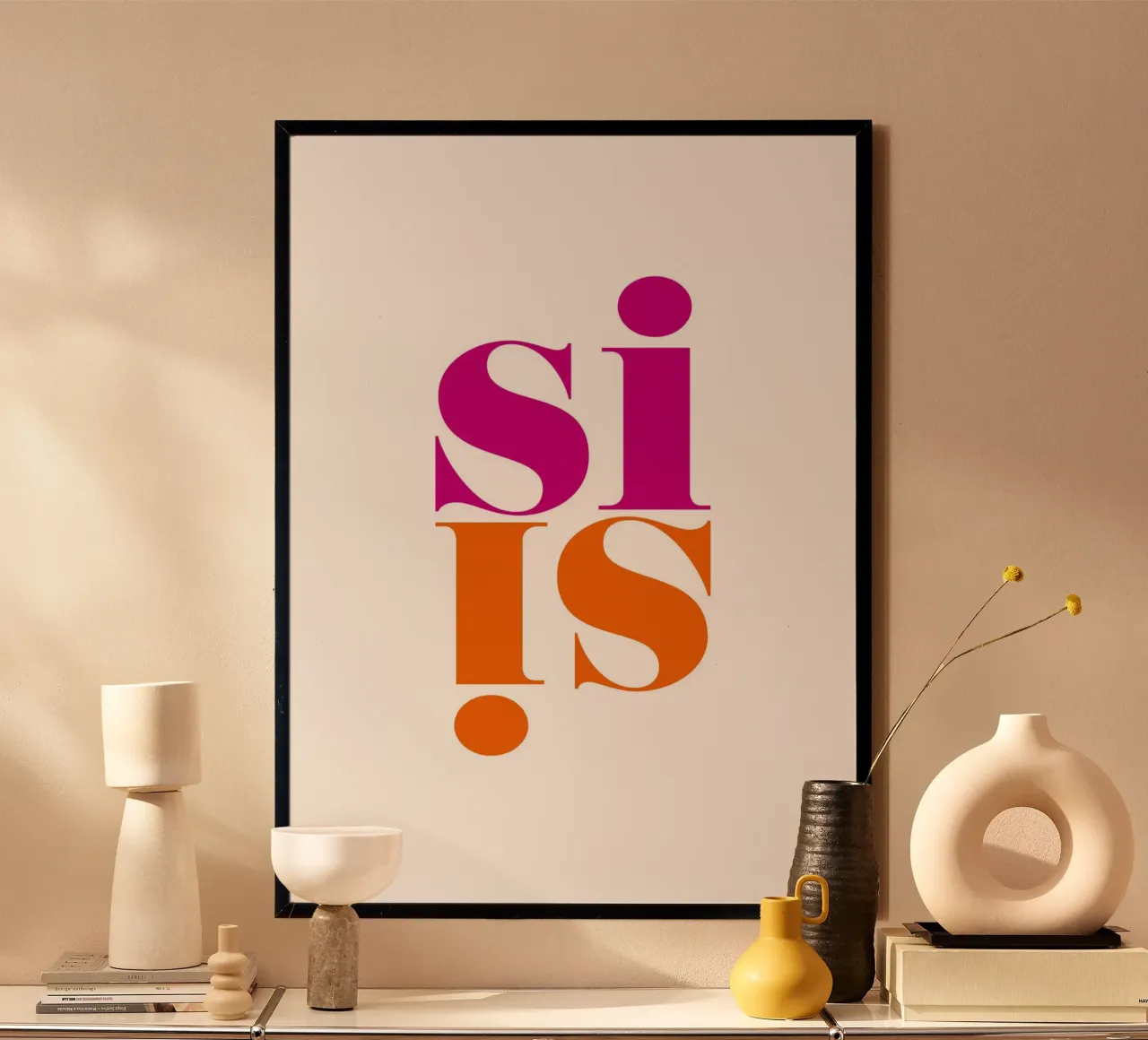 si si poster da kathrin-krieter