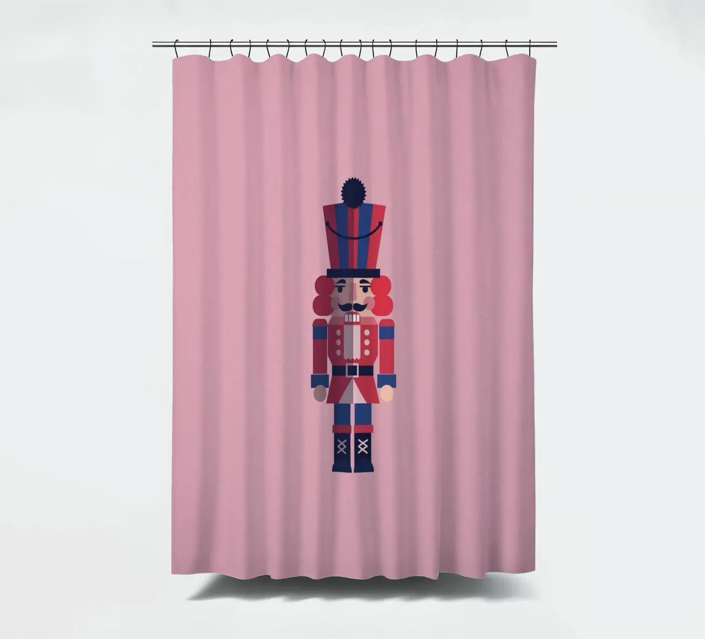 Geometric Nutcracker – Moderner Nussknacker zu Weihnachten tenda da doccia da fraeuleinvonfuchs