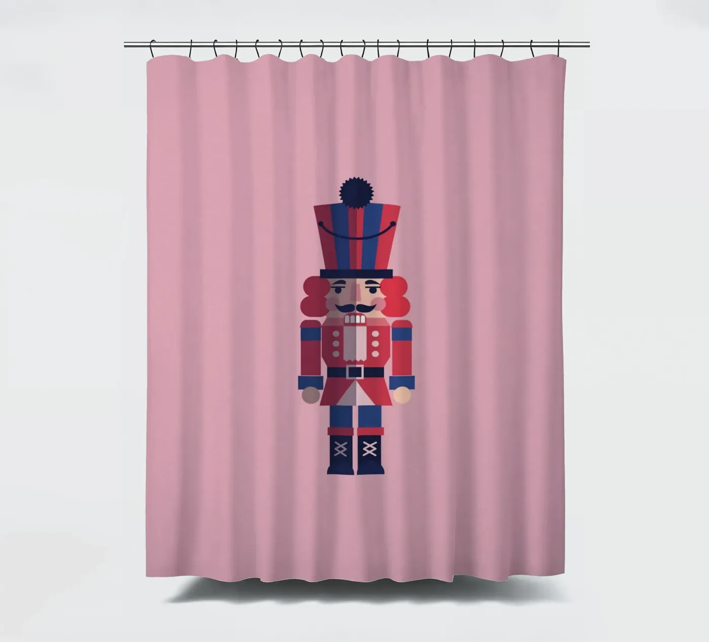Geometric Nutcracker – Moderner Nussknacker zu Weihnachten tenda da doccia da fraeuleinvonfuchs