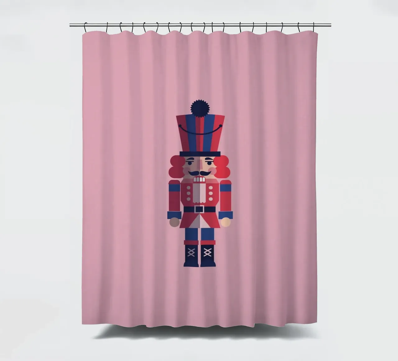 Geometric Nutcracker – Moderner Nussknacker zu Weihnachten tenda da doccia da fraeuleinvonfuchs