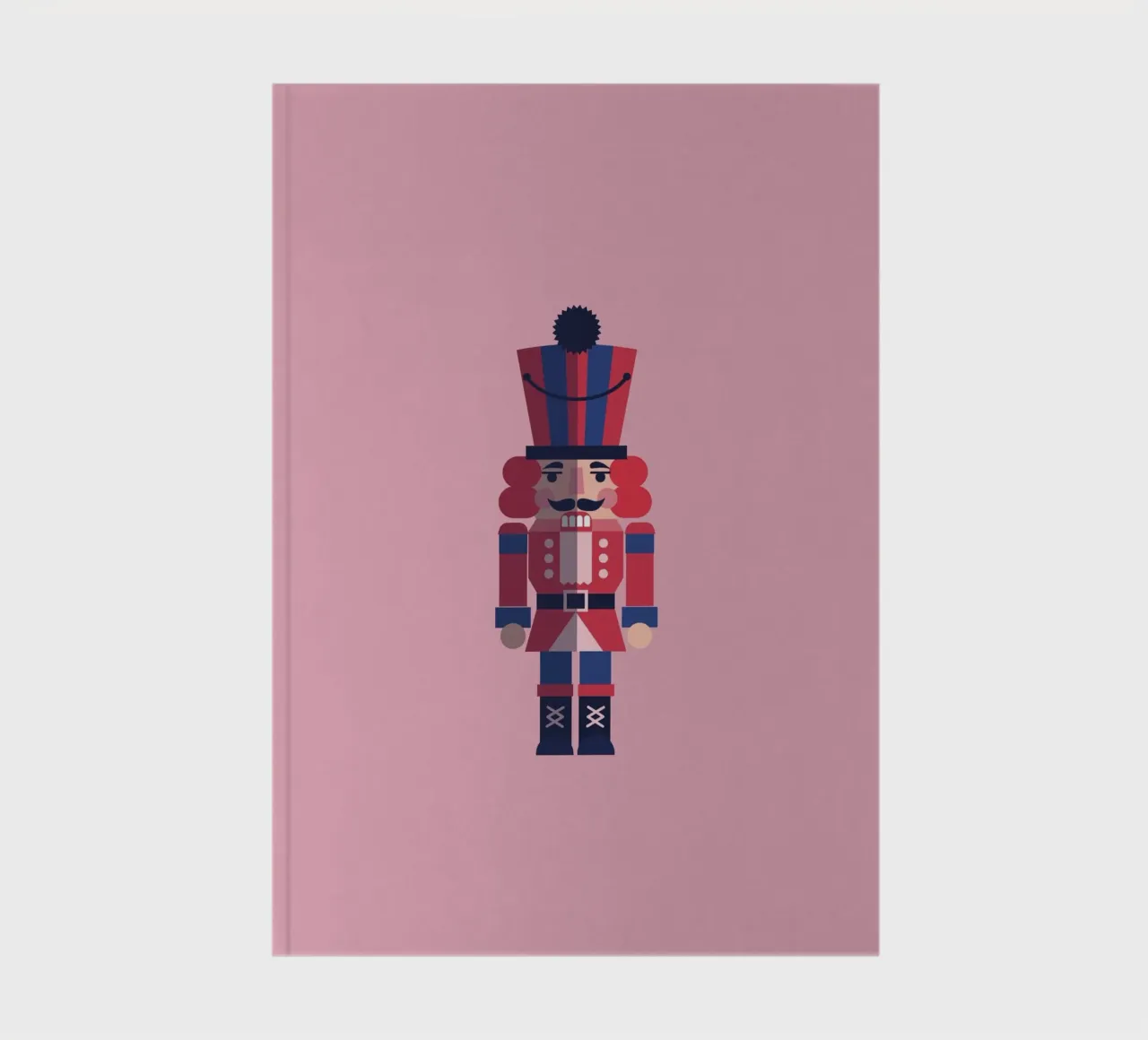 Geometric Nutcracker – Moderner Nussknacker zu Weihnachten notebook by fraeuleinvonfuchs