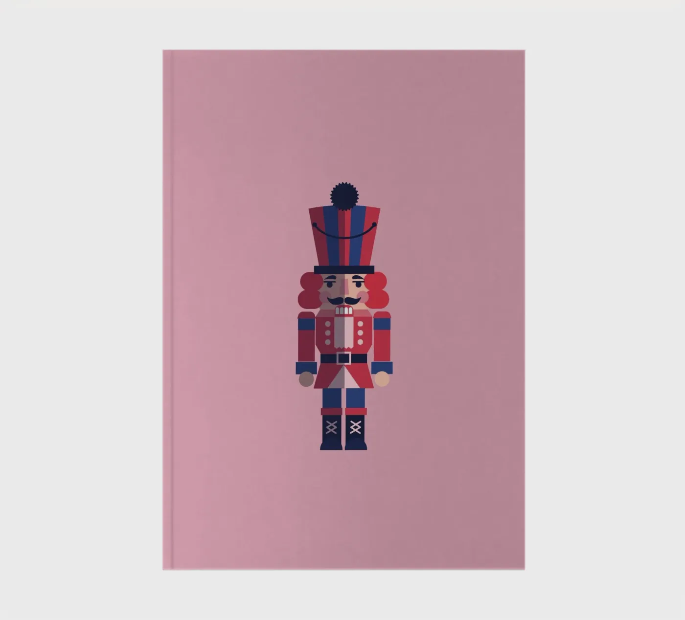 Geometric Nutcracker – Moderner Nussknacker zu Weihnachten quaderno da fraeuleinvonfuchs