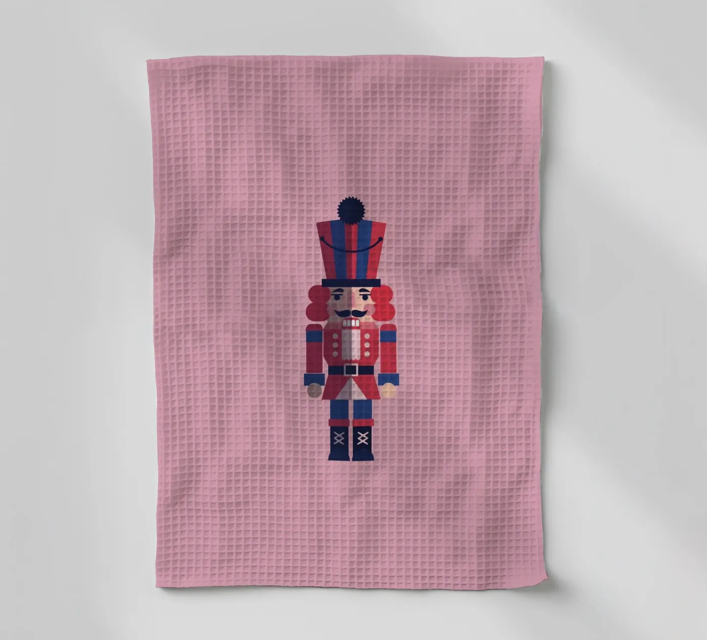 Geometric Nutcracker – Moderner Nussknacker zu Weihnachten canovaccio da cucina da fraeuleinvonfuchs