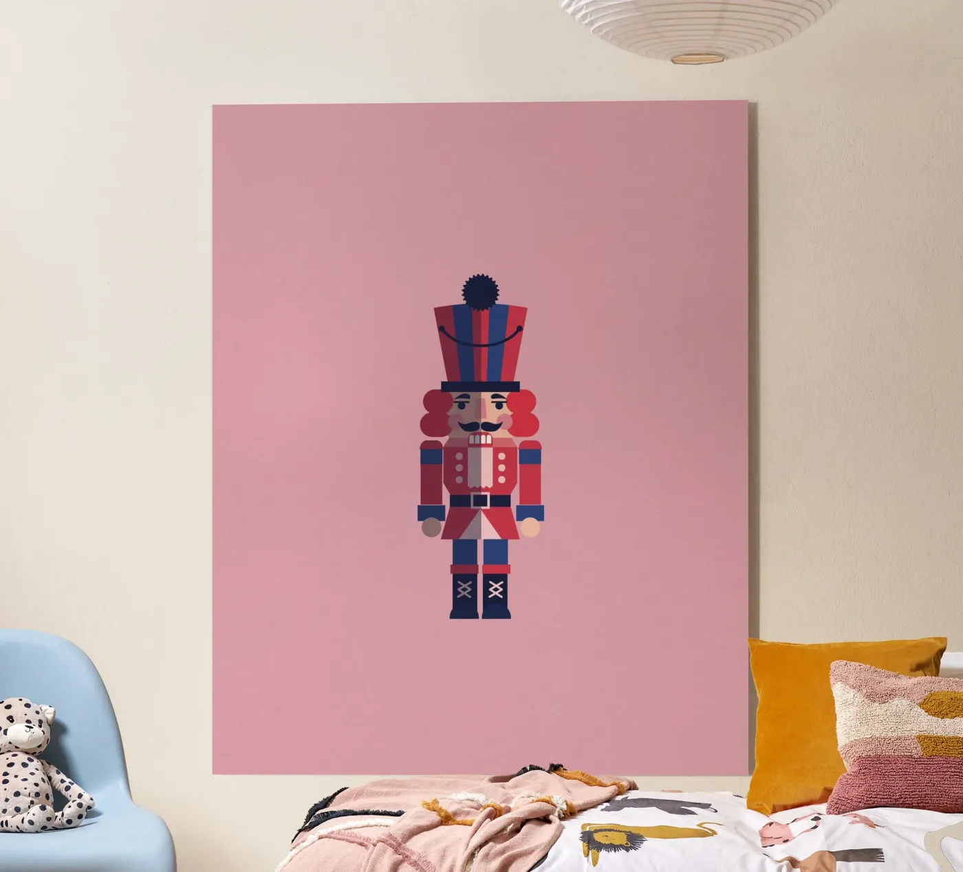 Geometric Nutcracker – Moderner Nussknacker zu Weihnachten Acryl-Glas von fraeuleinvonfuchs