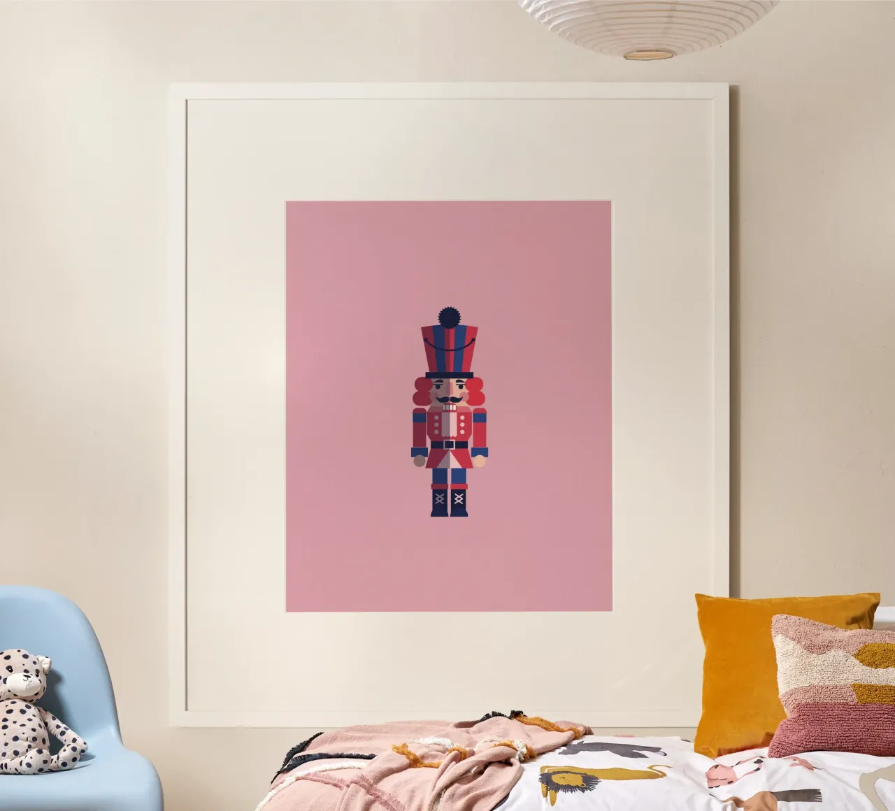 Geometric Nutcracker – Moderner Nussknacker zu Weihnachten Hahnemühle von fraeuleinvonfuchs