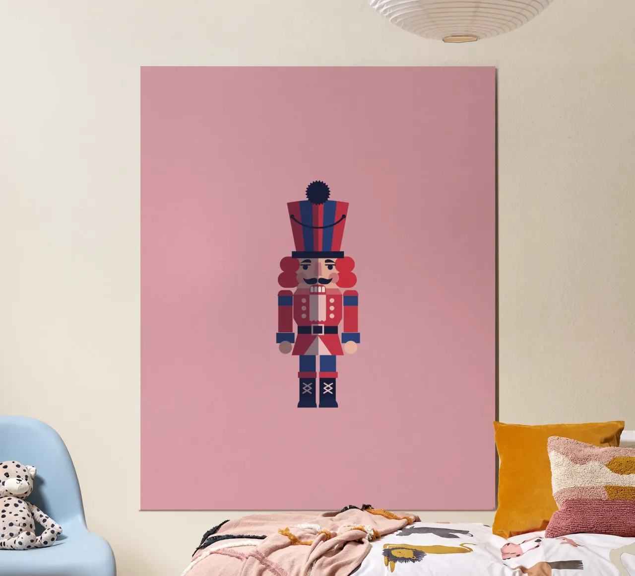 Geometric Nutcracker – Moderner Nussknacker zu Weihnachten Hahnemühle von fraeuleinvonfuchs