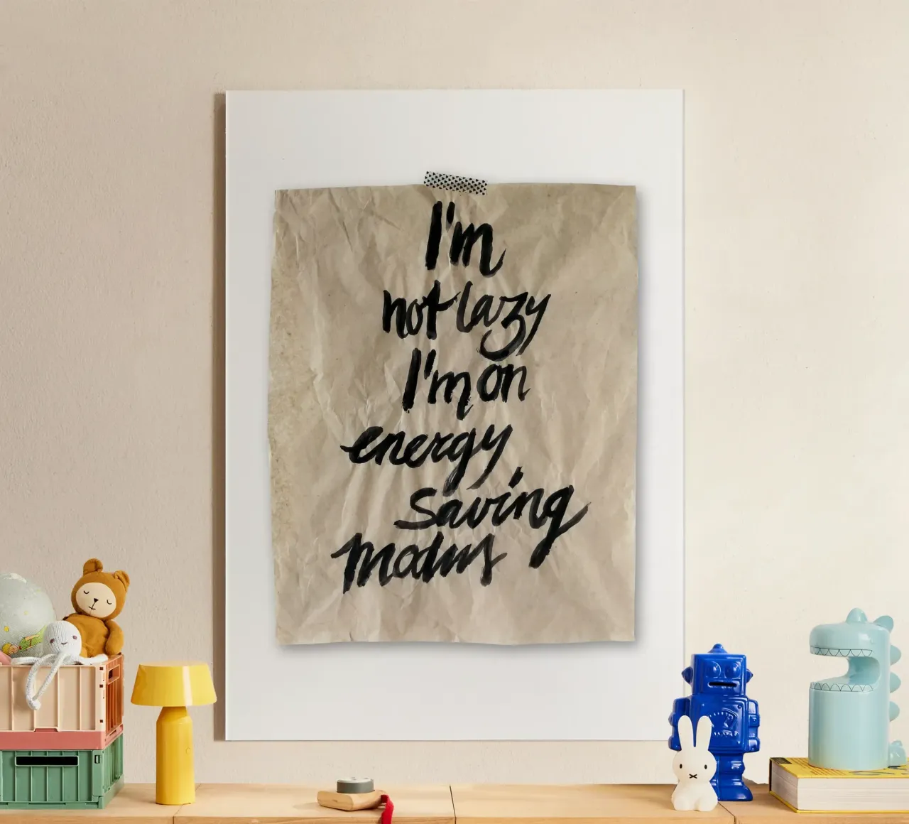 I´m not lazy plexiglass da kathrin-krieter