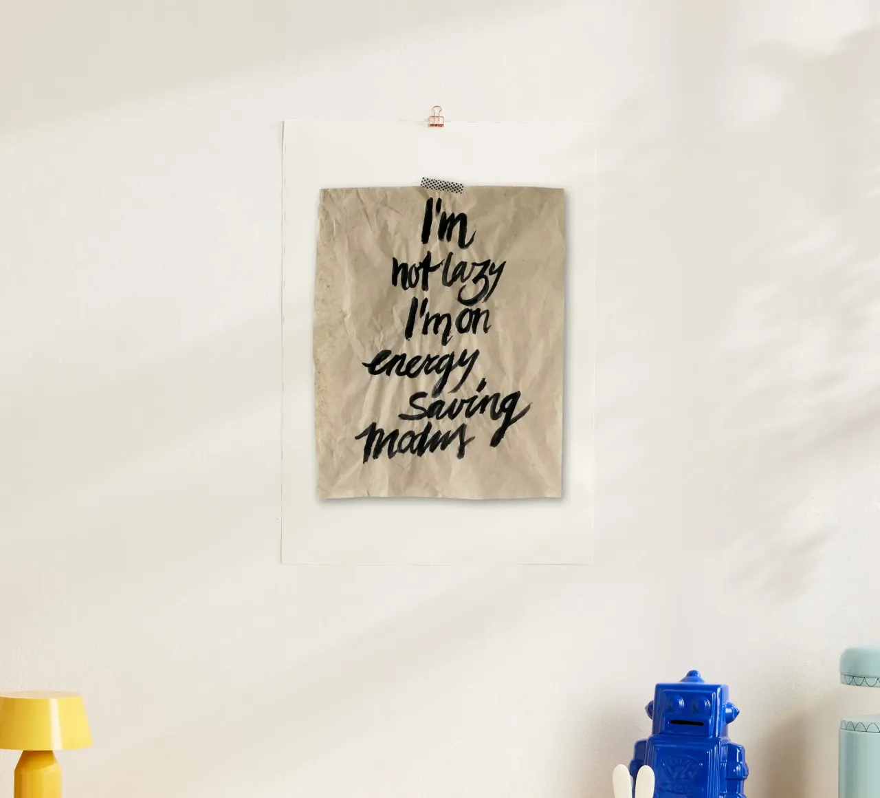 I´m not lazy poster da kathrin-krieter