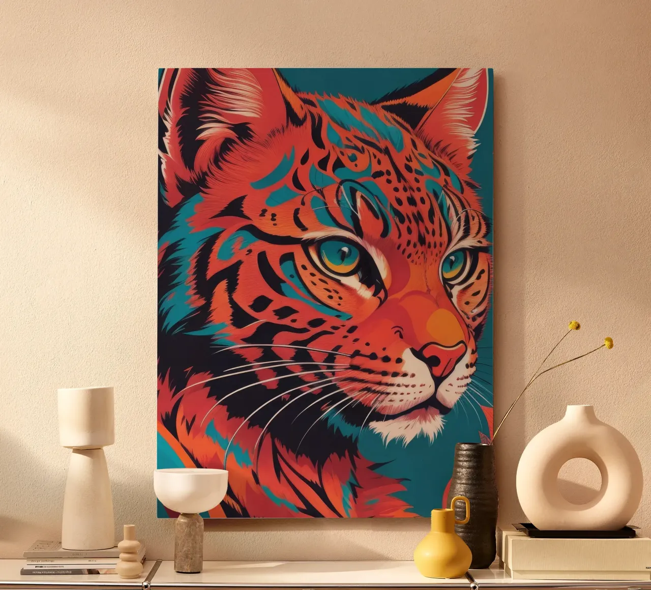 Cheetah alluminio dibond da Artsy Bessy