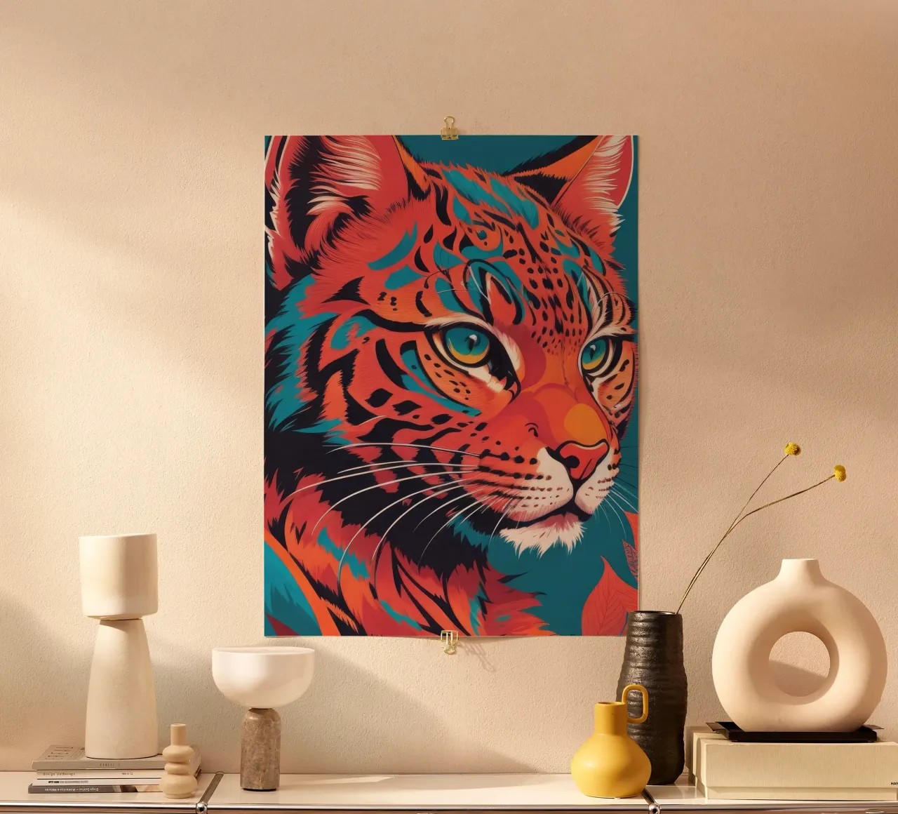 Cheetah carta hahnemühle da Artsy Bessy