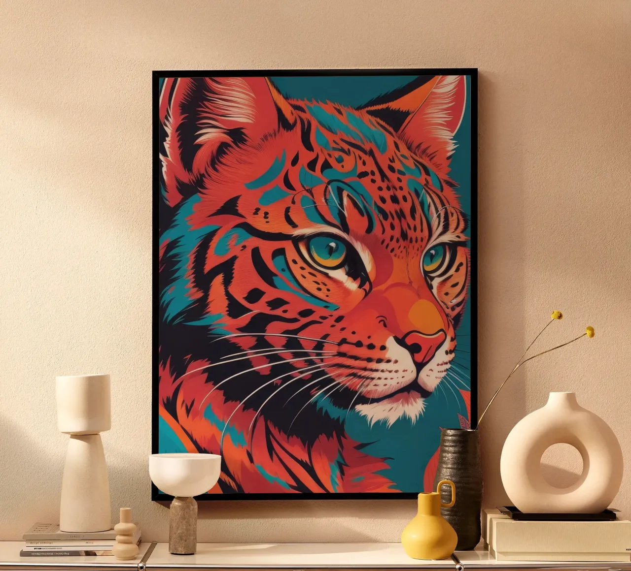 Cheetah carta hahnemühle da Artsy Bessy
