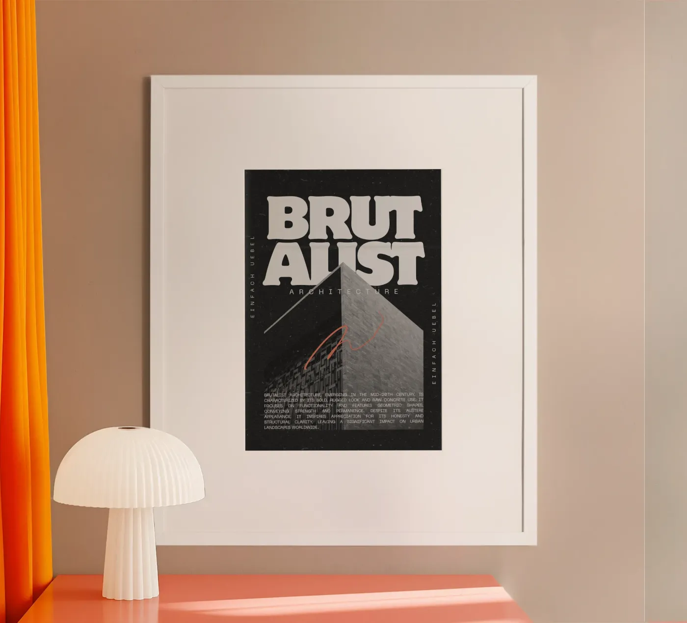 BRUTALIST poster van SMRT STUDIO