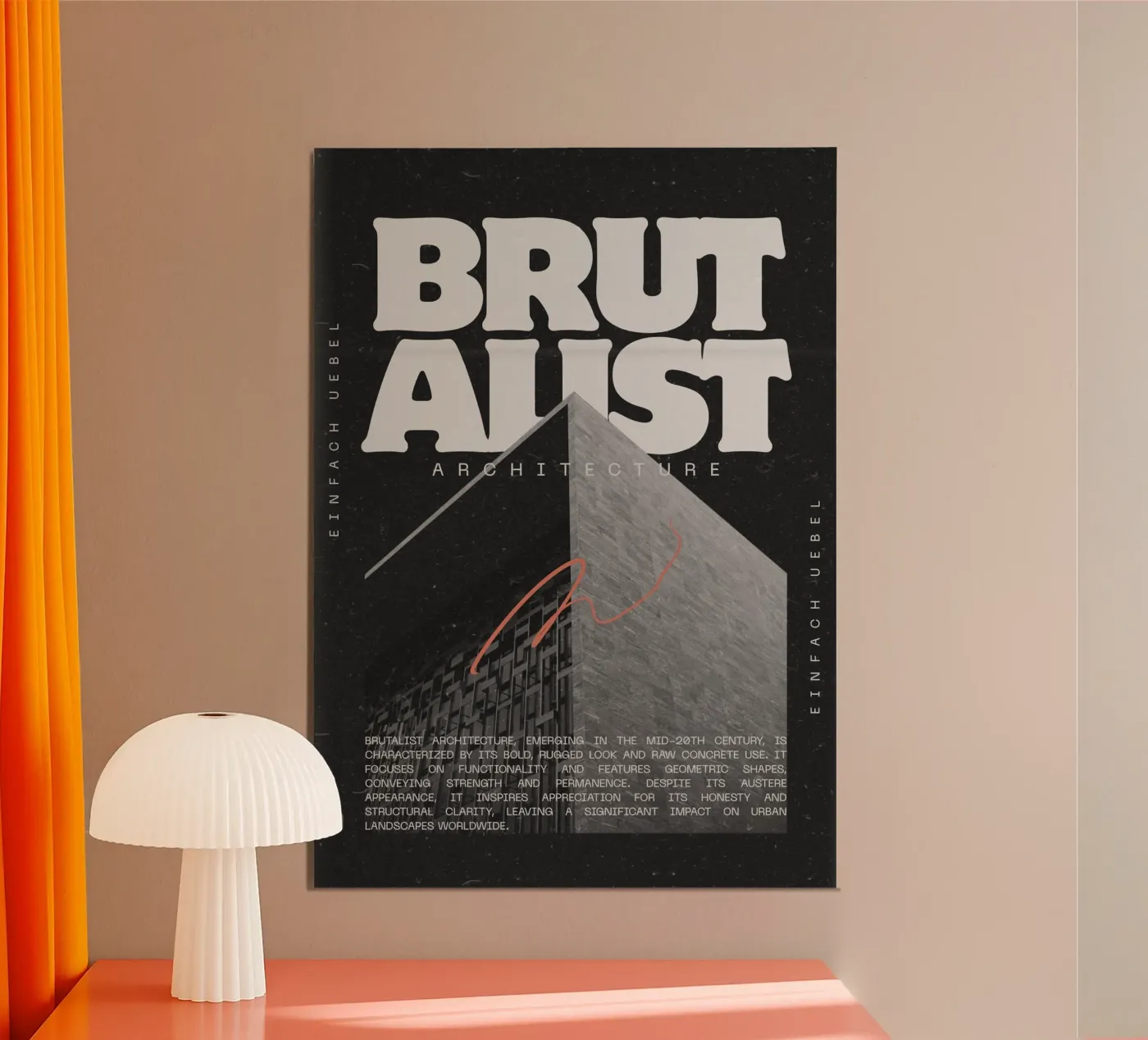 BRUTALIST poster van SMRT STUDIO