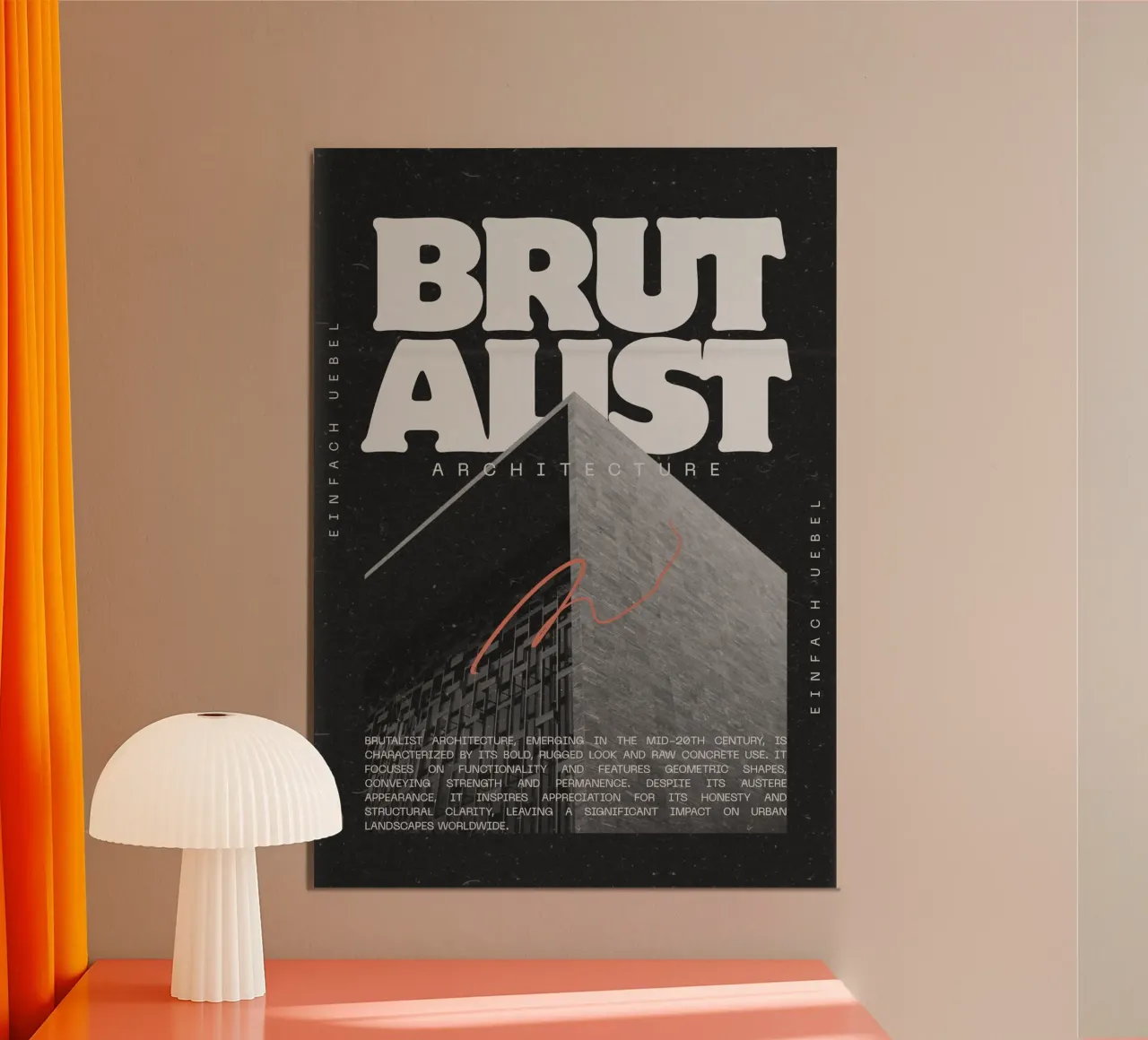 BRUTALIST poster da ARTEVO