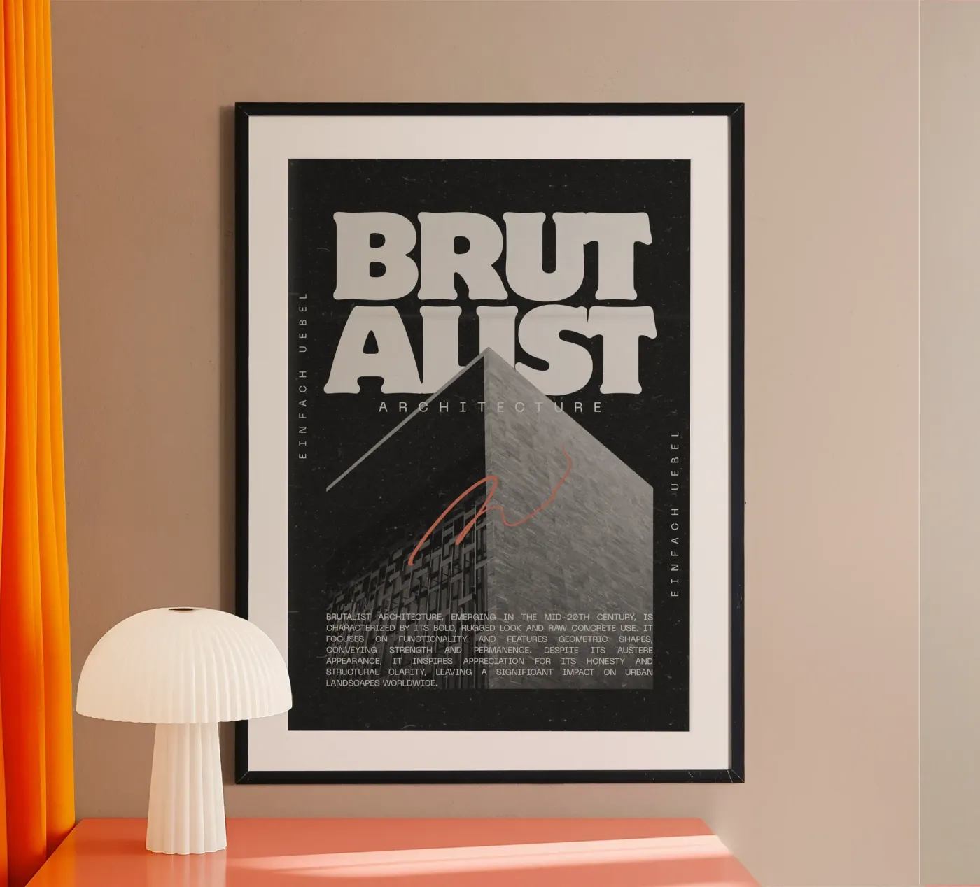BRUTALIST poster van SMRT STUDIO